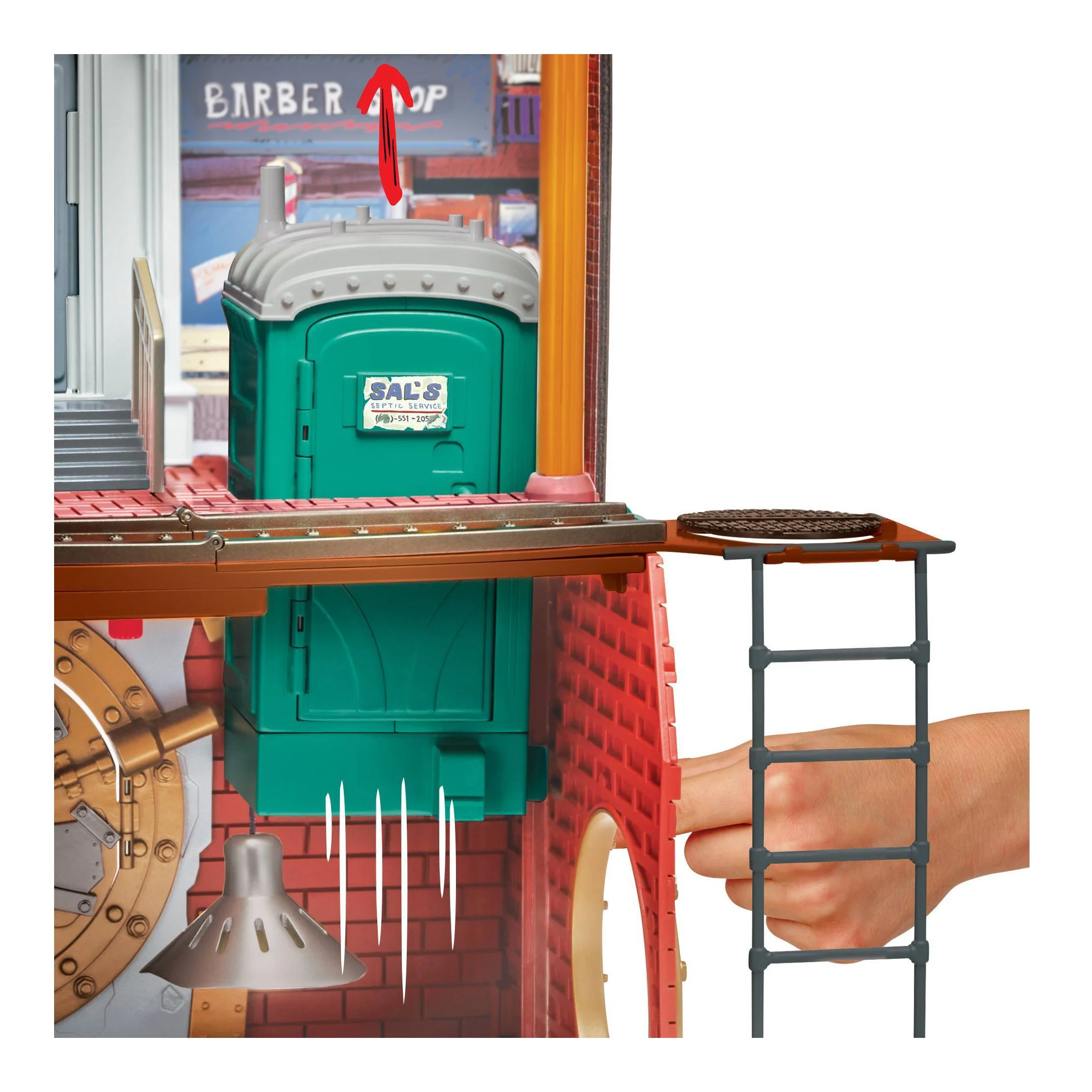 Mutant Mayhem Sewer Lair Playset