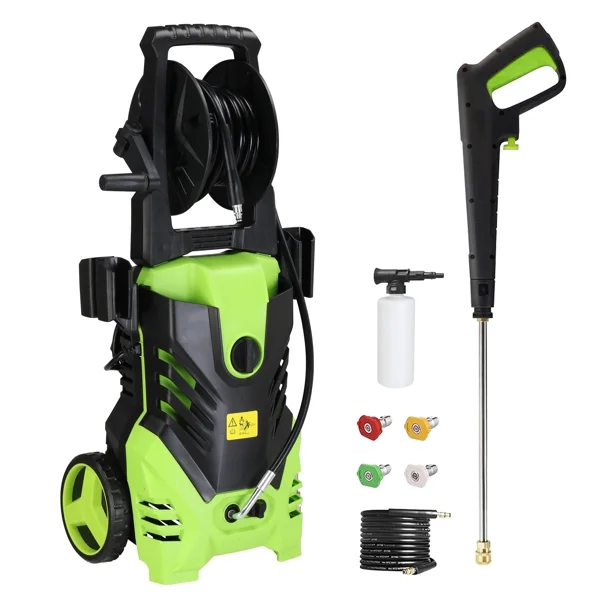 Fithood 110V,3000PSI 701A 110V,3000PSI,1800W high pressure cleaning machine green
