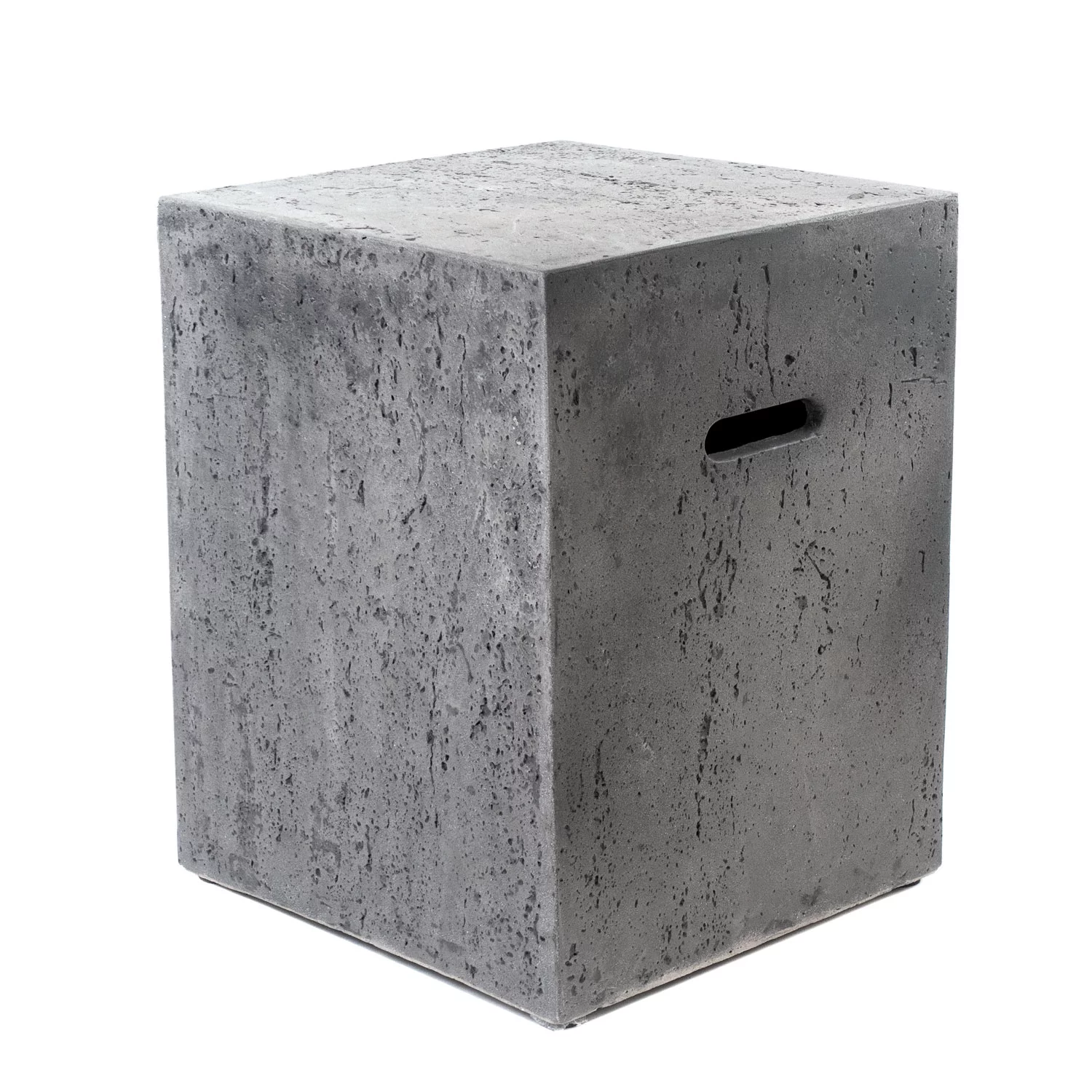 AMS Fireplace Concrete Propane Tank Cover - Light Gray