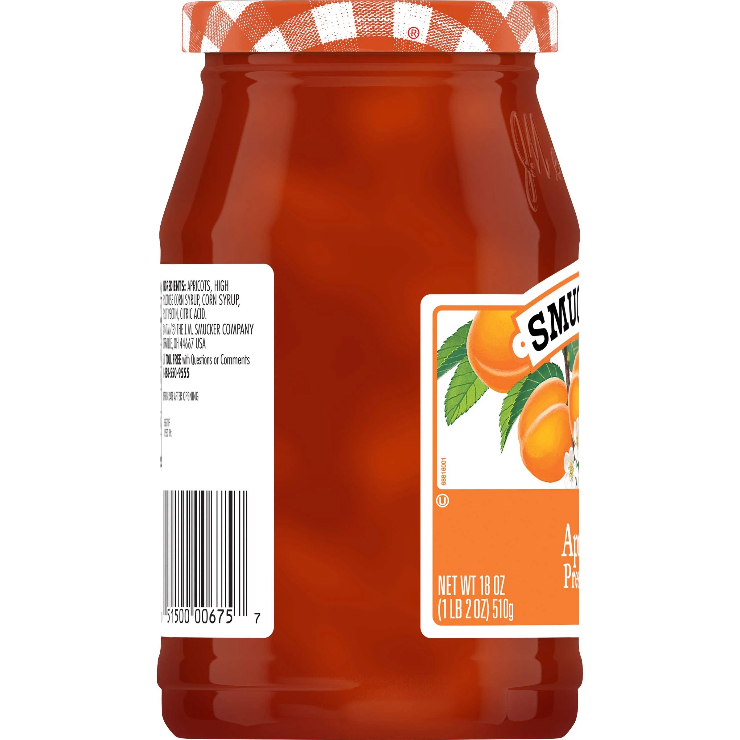 Smucker,S Apricot Preserves, 18 Oz