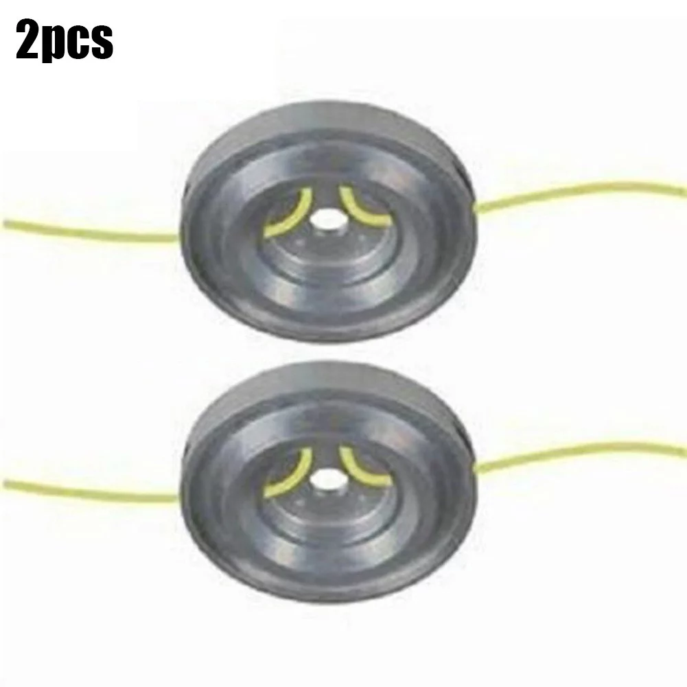 QIFEI 2Pcs Trimer Whipper Snipper Brush Cutter Alloy Head Universal Fixing Wire Trimmer