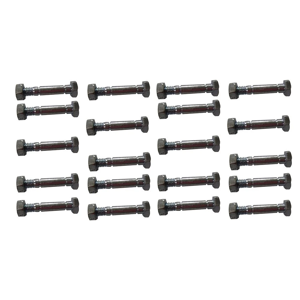 Raparts (20) Shear Pins/Bolts For Ariens ST824 51001500 Snow Thrower/Blower