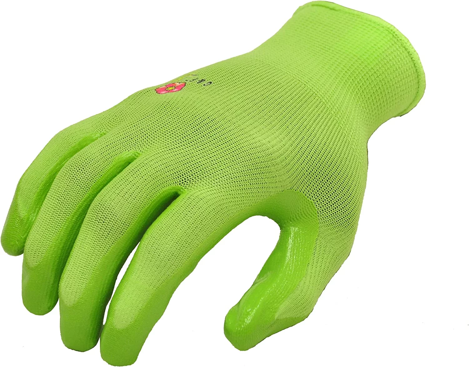 G & F Products Women's Gardening Gloves: Micro Foam Coating, Large 6 Pairs, 3 Assorted Multicolours