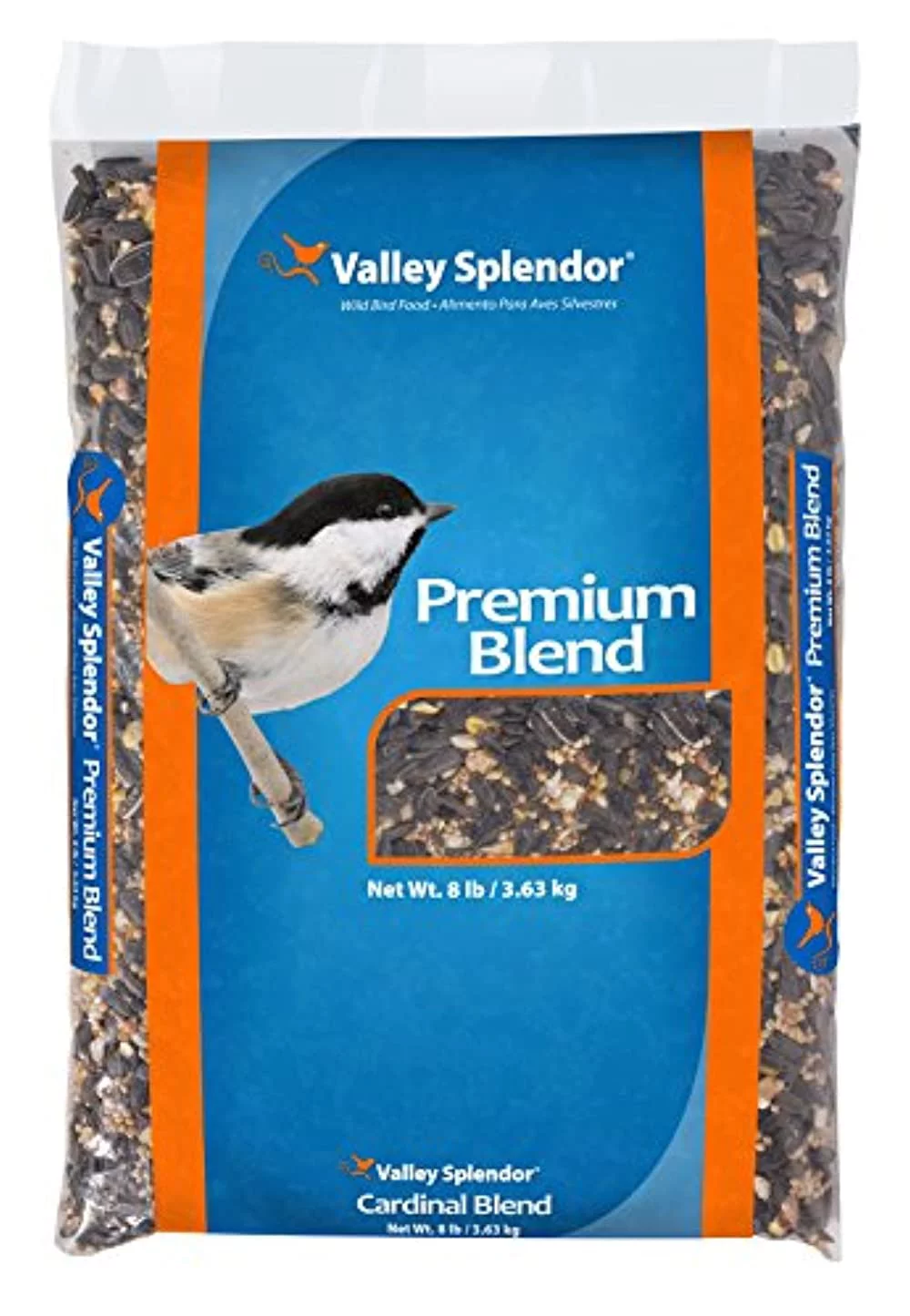 Valley Splendor Assorted Species Sunflower Seeds Wild Bird Food 8 lb