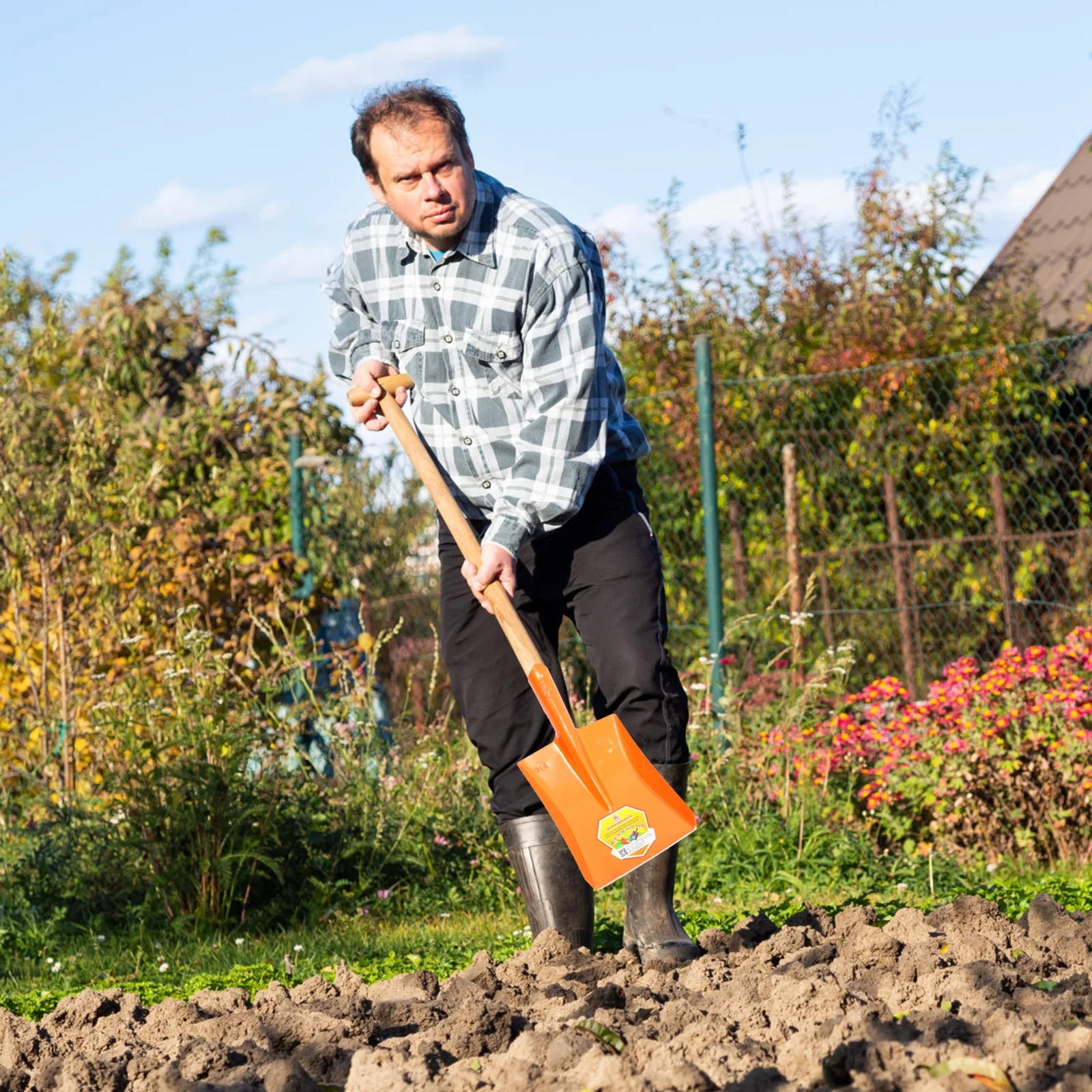 Shovel Practical Gardening Tool Spade Planting Tools Household Square Small Farm