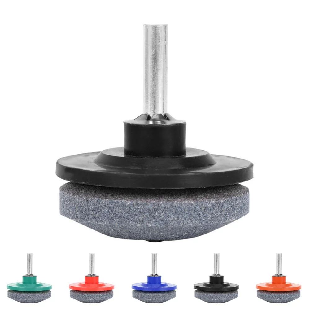 1 Pcs Lawn Mower Blade Sharpener, Rotary Lawnmower Lawn Mower Blade for Power Drill Garden Tools Sharpener