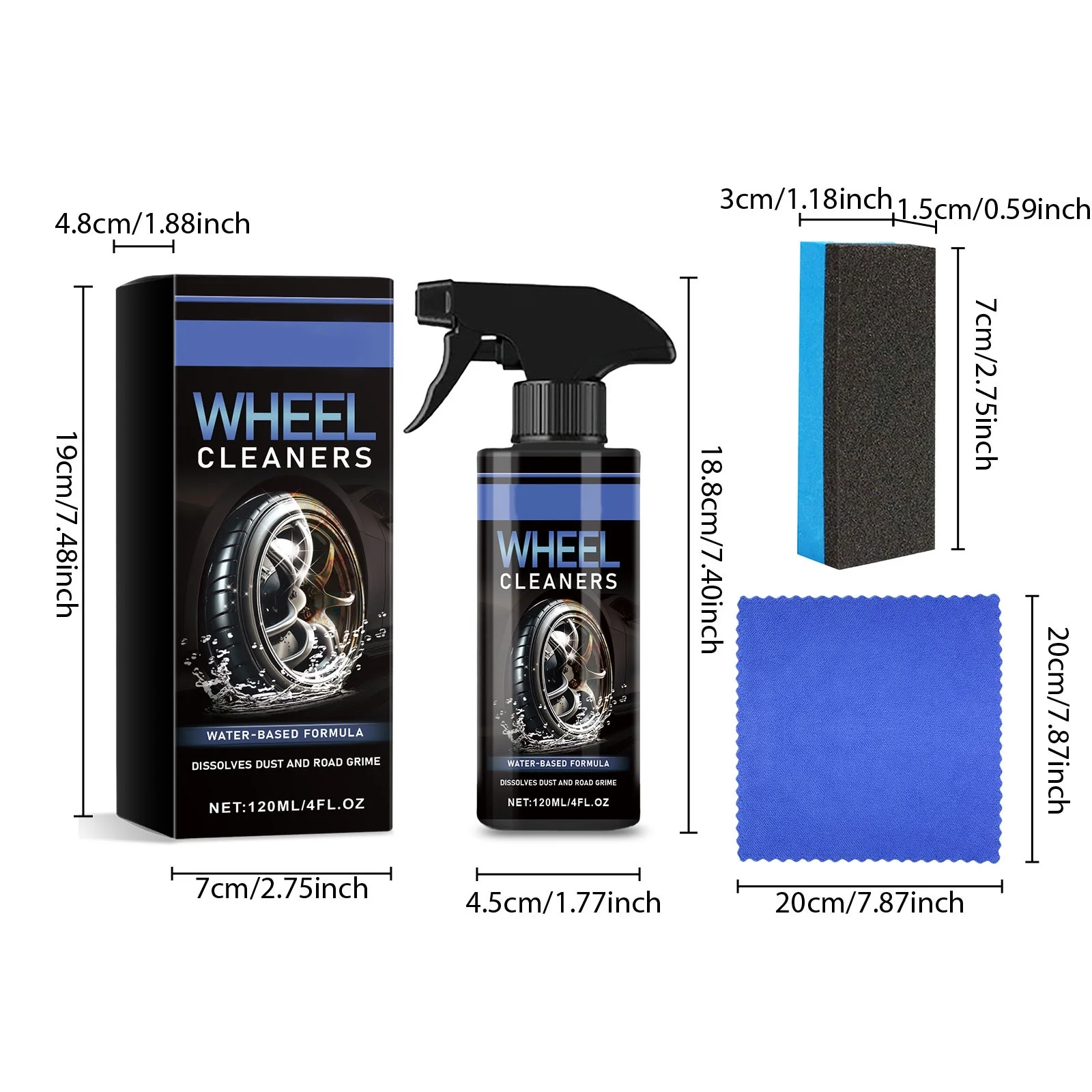 Car Wheel Cleaner Aluminum Wheel Rim Non Rinse Remover Wheel Descaling Agent Cleaner For Cars Small Trucks Trucks And Passenger Cars120ML Carpet Tiles 24x24 Commercial Stucco Outdoor Car Seat Fabric