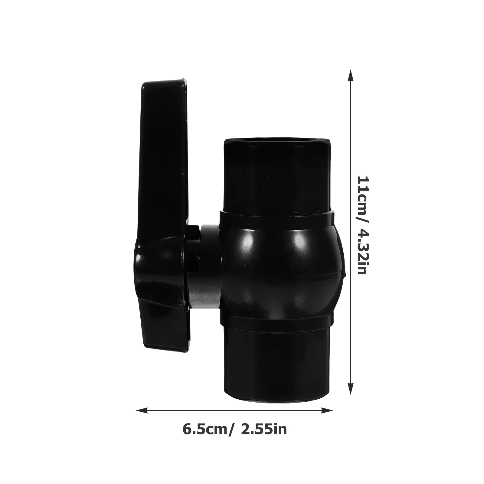 2pcs Ball Valve 2-way Irrigation Pipe Fitting System Valve Quick Connect Pipe Fitting