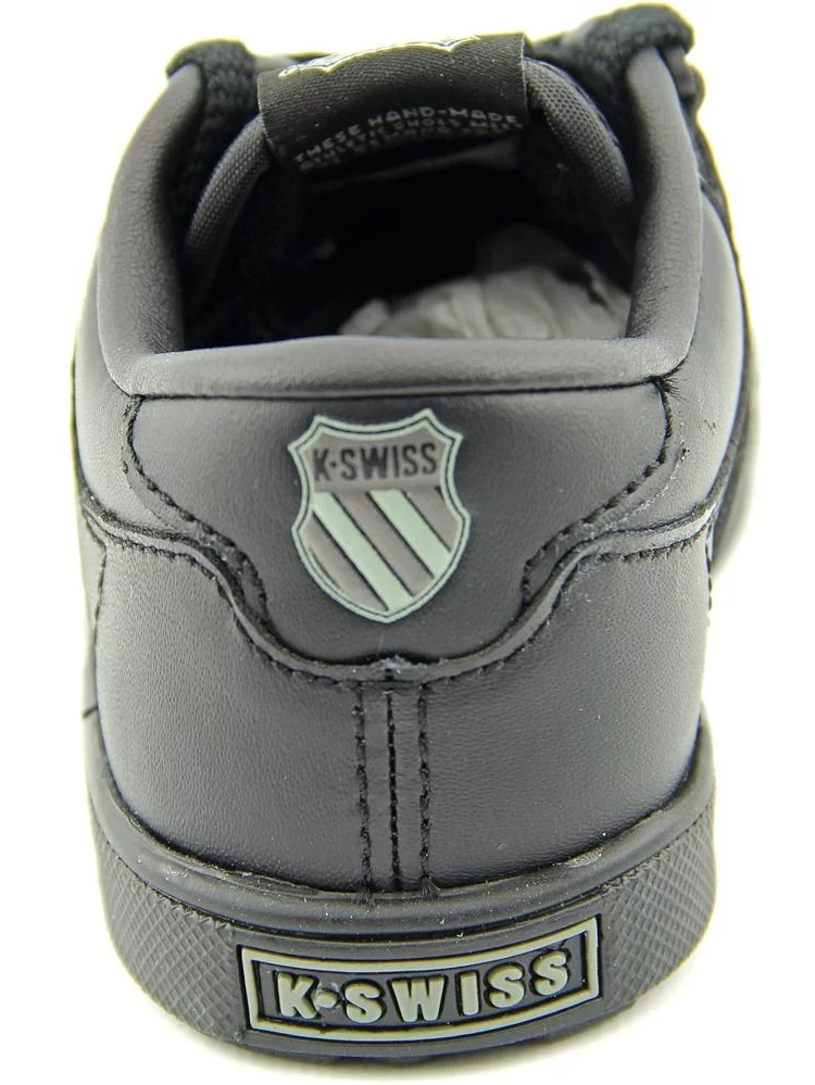 K-Swiss Classic VN Toddler  Round Toe Leather Black Sneakers