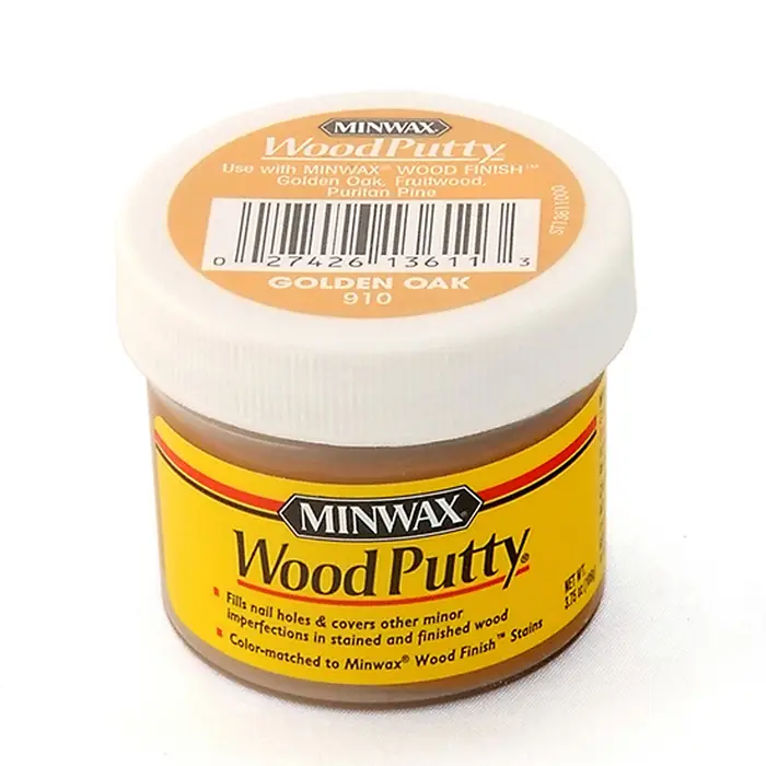 3.8 Oz Minwax 910 Golden Oak Wood Putty Oil-Based Non-Hardening
