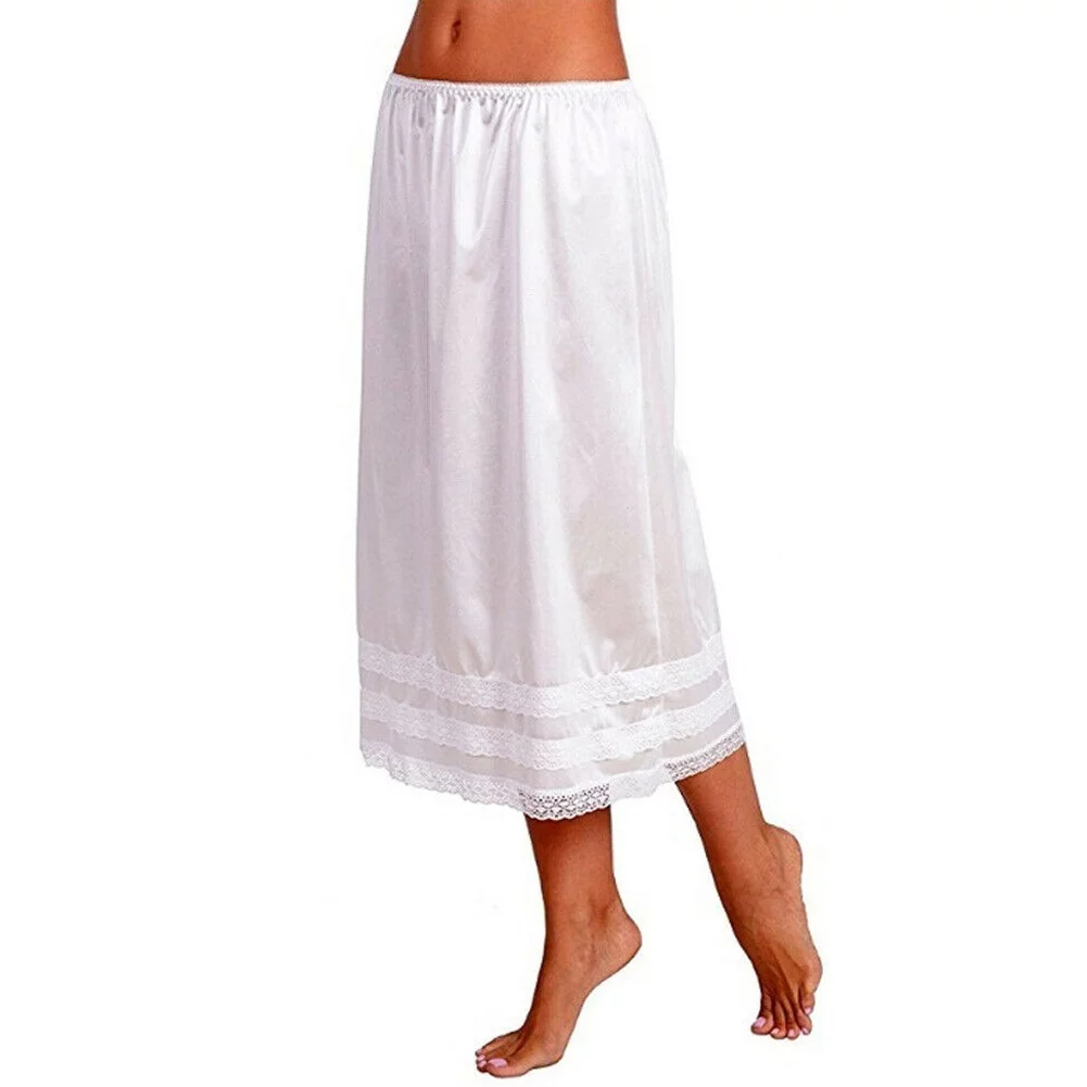 GuliriFei Women's Lingerie Anti-Static Half Slip Snip Skirt