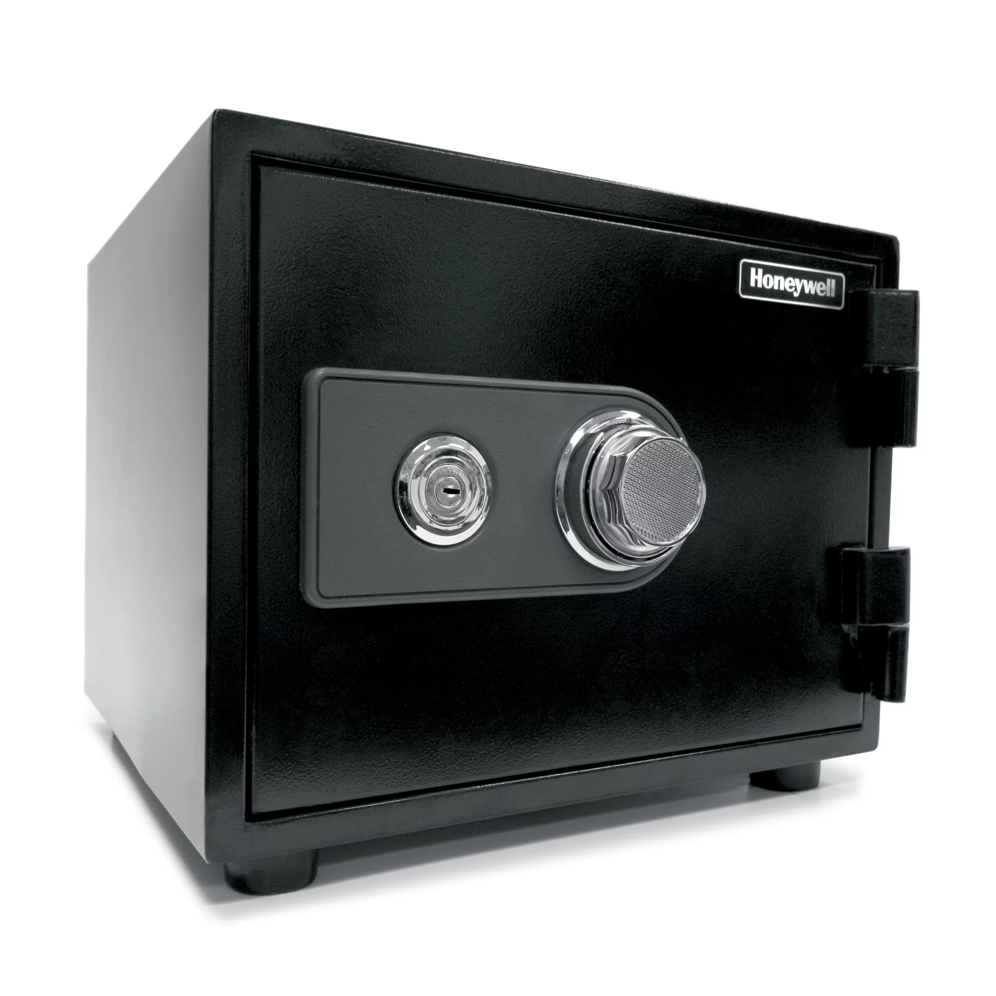 Honeywell Safes, 0.5 Cu ft, Steel Water-Resistant and 1 Hour Fire Rated Safe with Dual Dial Key Lock, 2101