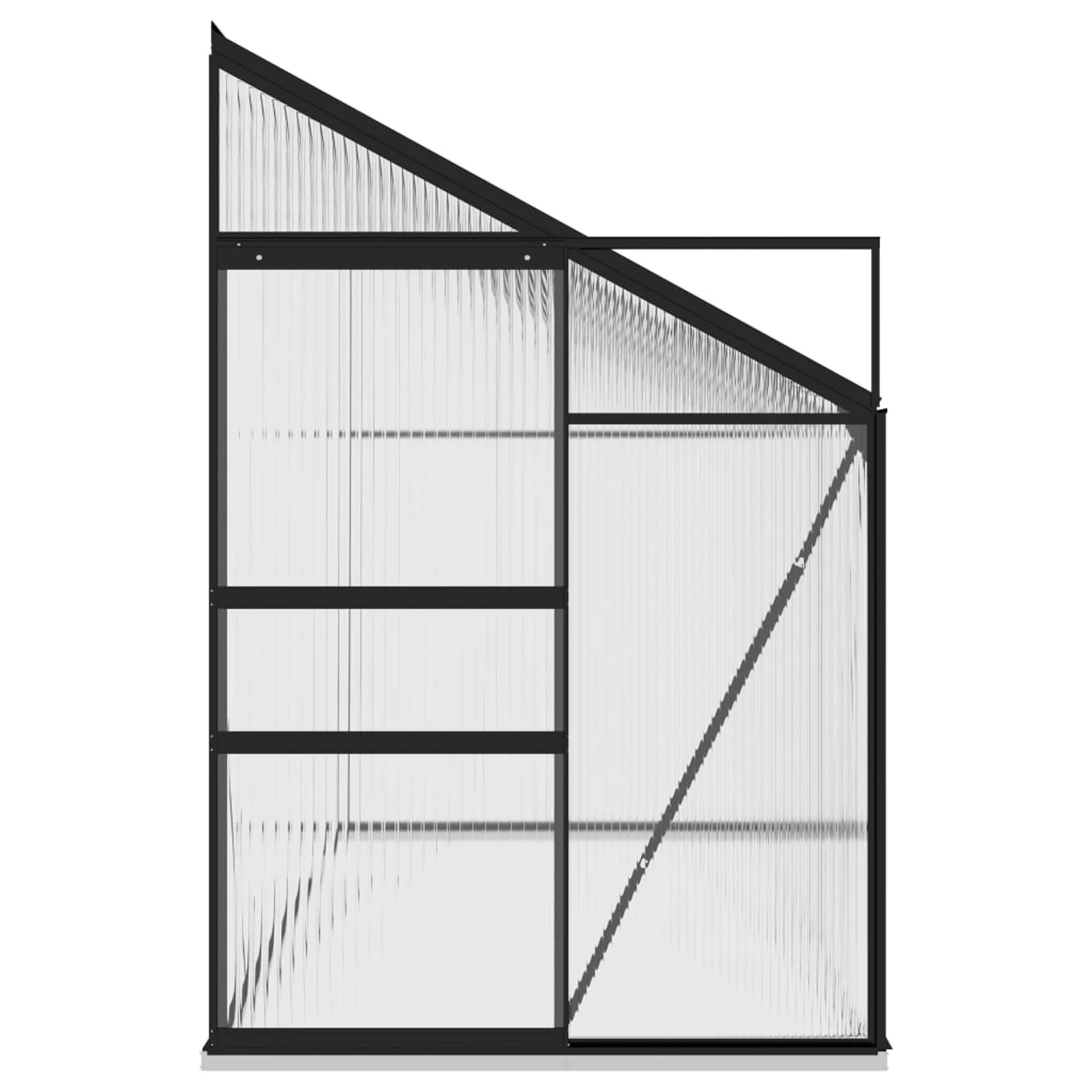 Dcenta Greenhouse Anthracite Aluminum 274.3 ft³