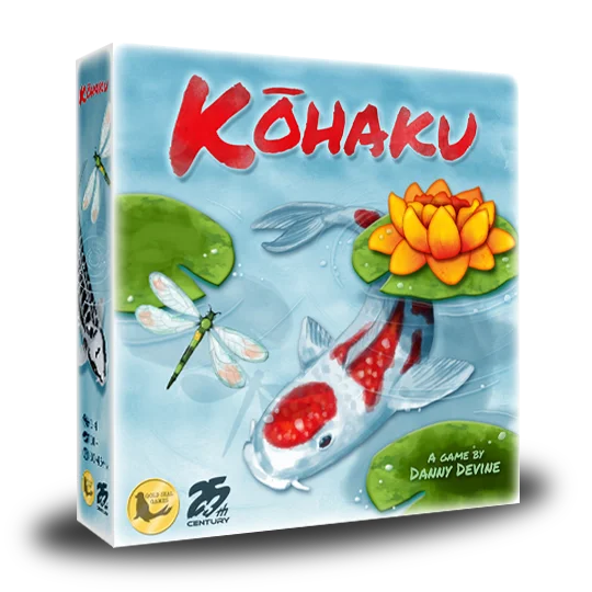 Kohaku (2nd Edition) , Koi Pond Buildling Zen Strategy Game for 1 to 4 Players - 25th Century Games