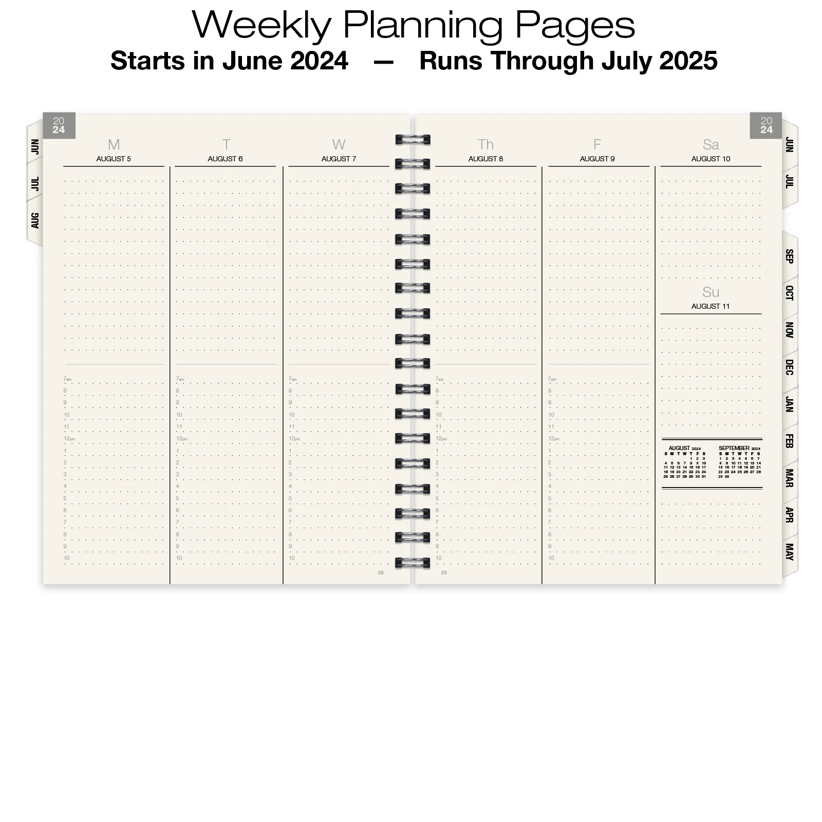 Essential Monthly & Weekly Planner 7