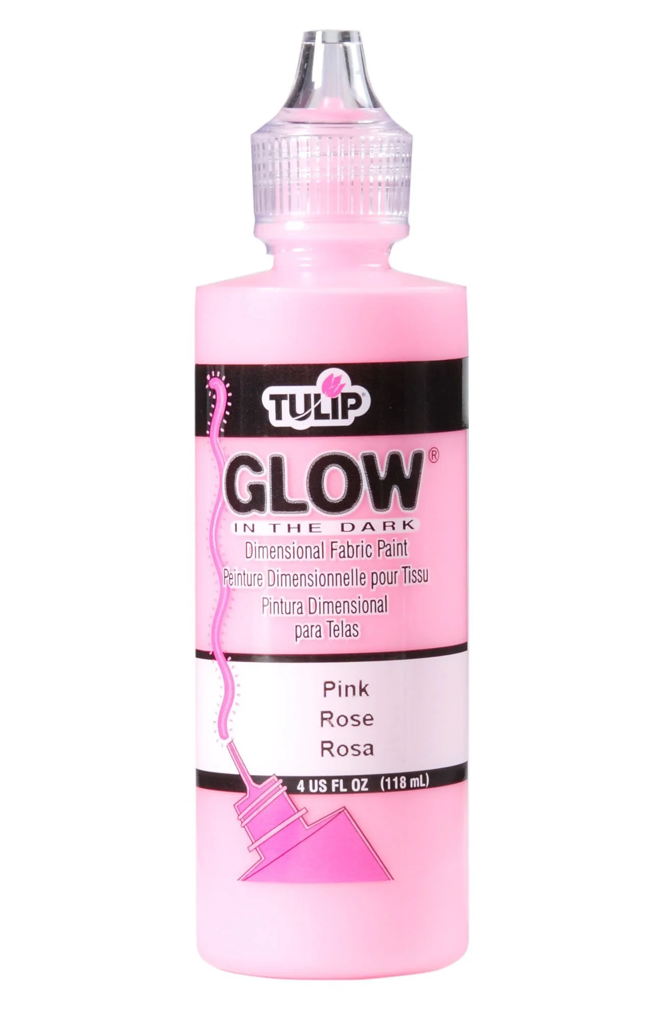 Tulip Slick Brown Dimensional Fabric Paint, 4 fl oz