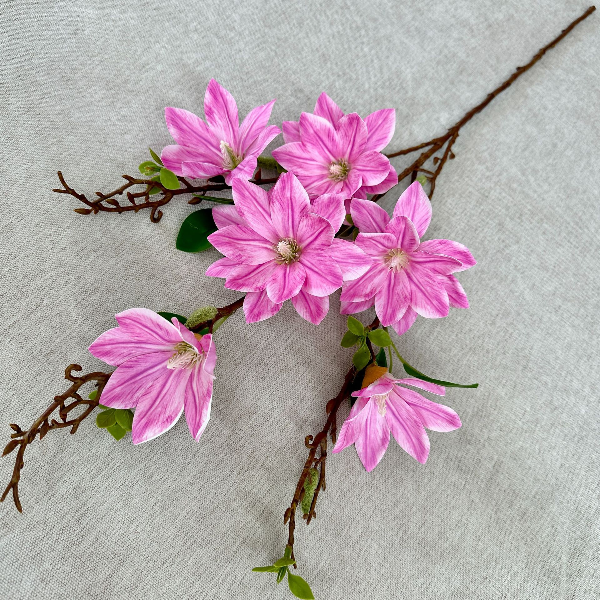 Single Branch Millennium Magnolia Xiaolongfeng Furnishing Living Room Flower Settings Wedding Wedding Wedding Flower Material