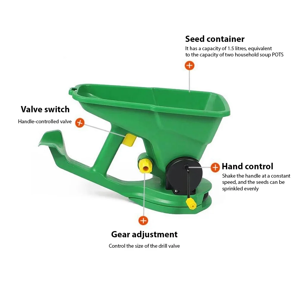 Spreader,Seeder Field Lawn Seed Nurseries Lawns Lawn Seed Nurseries Manual Seeder Field Lawns Farms Adjustable Seed Manual Seeder Nurseries Lawns Farms Handheld Seed Manual Field Lawn Seed