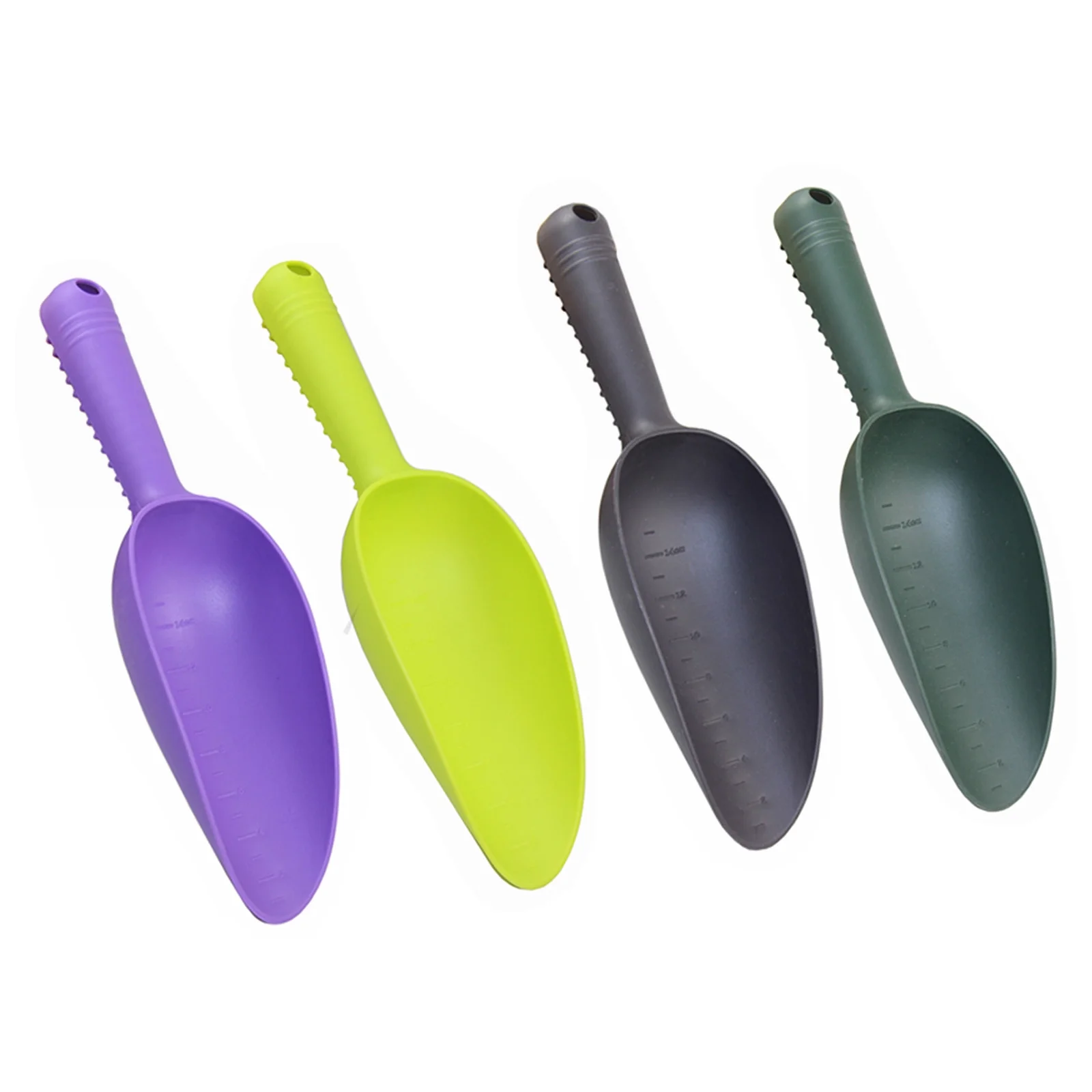4 packs of plastic garden shovel plants hand shovel trowel household gardening tools, used for flower and vegetable soil transplantation, weeding, moving, digging, planting