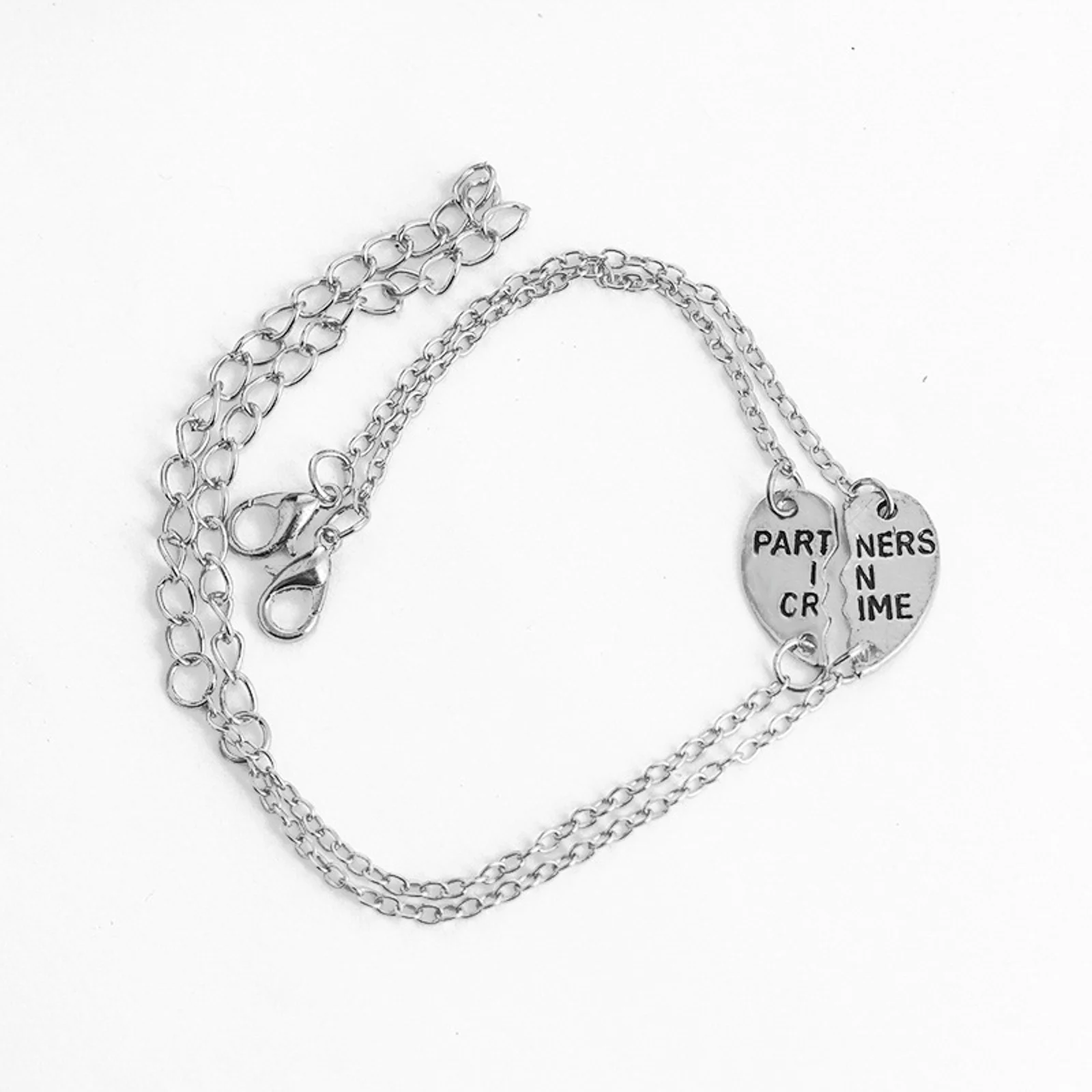 BOLUOYI Graduation Grandest Birch 2Pcs Women'S Break Heart Chain Friend Sisters Bracelets Gift