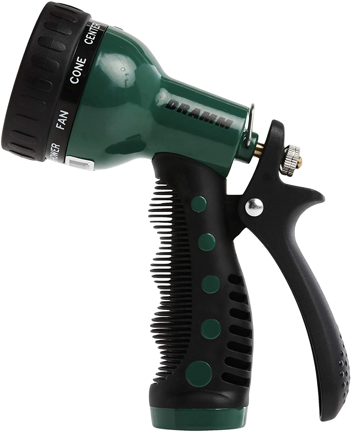Dramm Available 12704 9-Pattern Revolver Spray Nozzle, Green