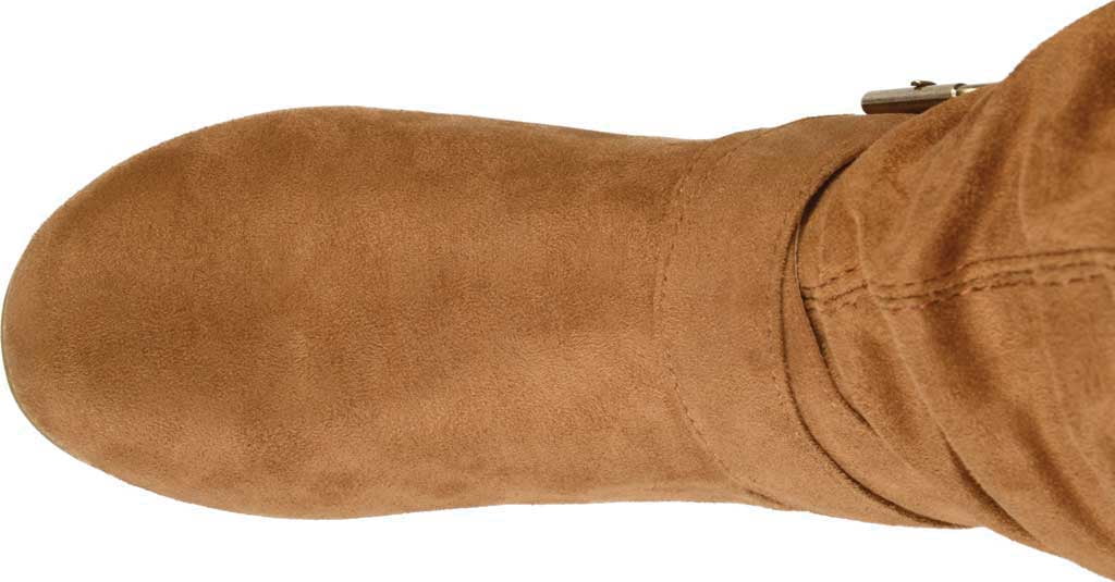 Women's Journee Collection Shelley-6 Mid Calf Slouch Boot Chestnut Faux Suede 9 M