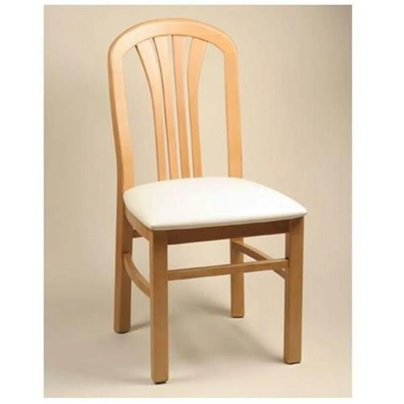 Alston Quality 3620 W-Black Walnut Crystal Side Chair Walnut Frame