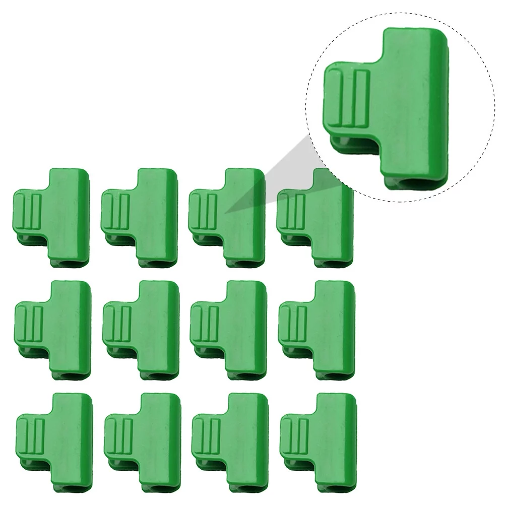 24 Pcs Plastic Greenhouse Clamps Film Buckle Clamps Plastic Pipe Clamps