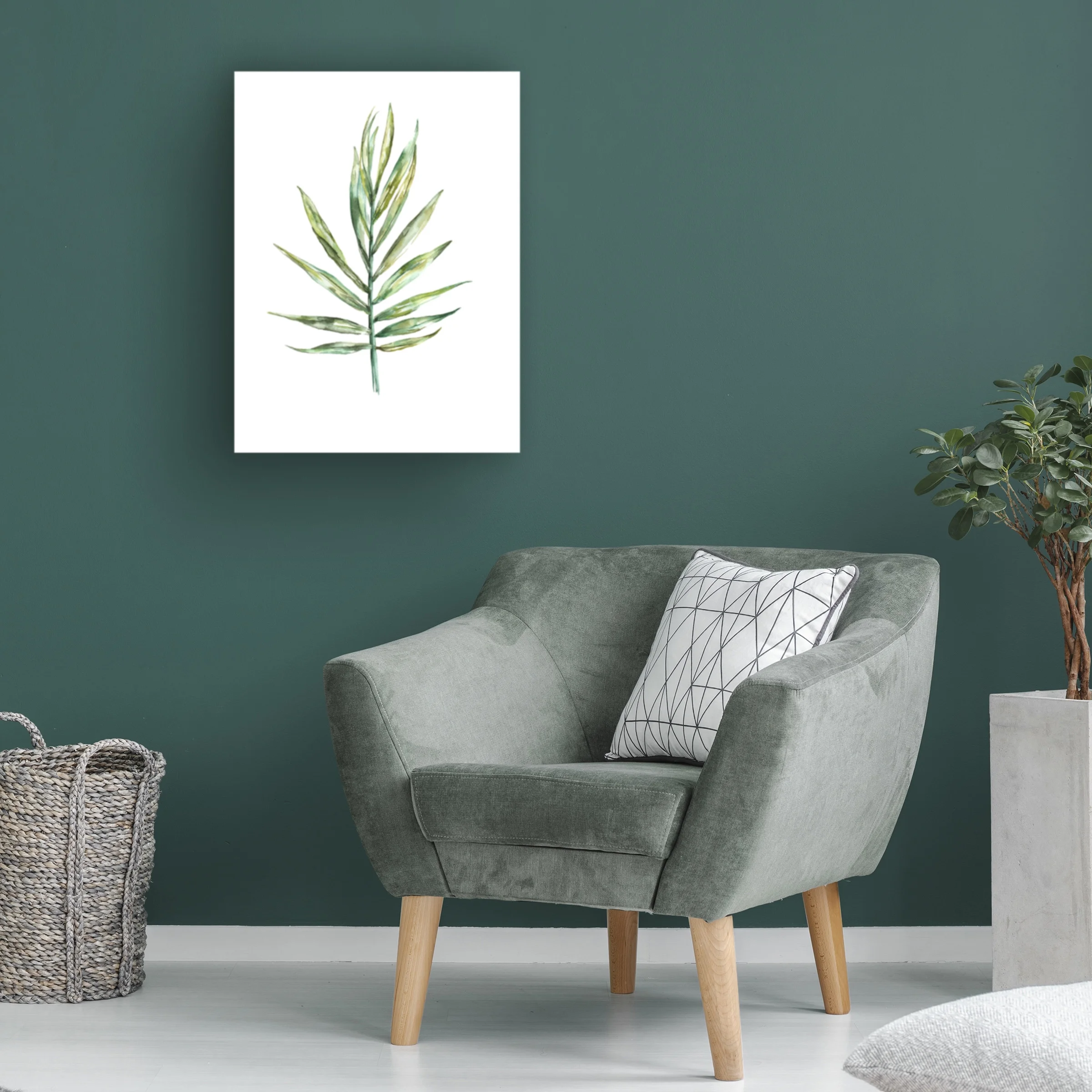 Kokoma 'Areca palm leaf' Canvas Art