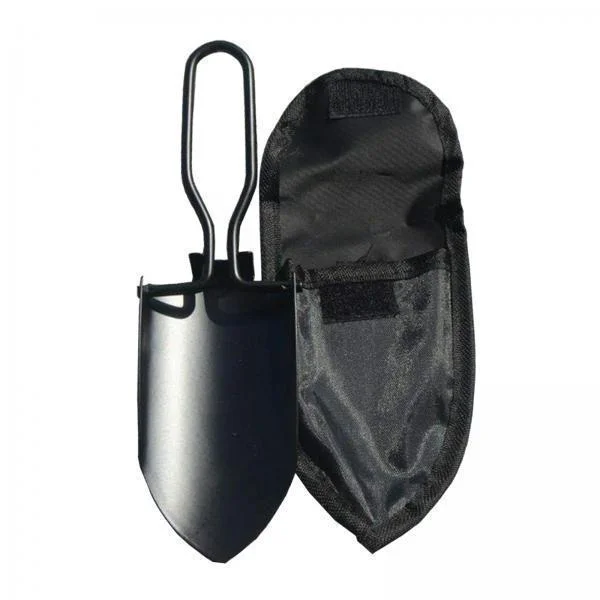 oshhnii 5xMini Garden Spade Shovel Gardening Planting Tool Folding Portable Black