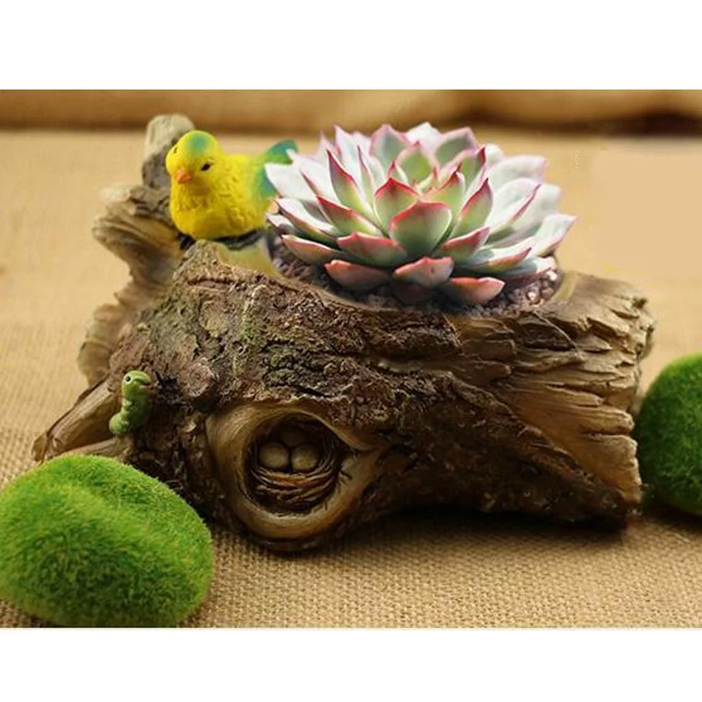 Mini Animals Succulent Planter Pots for Balcony Landscape home and desk Creative Decorative Flower Pots 15 Different Lovely Bird