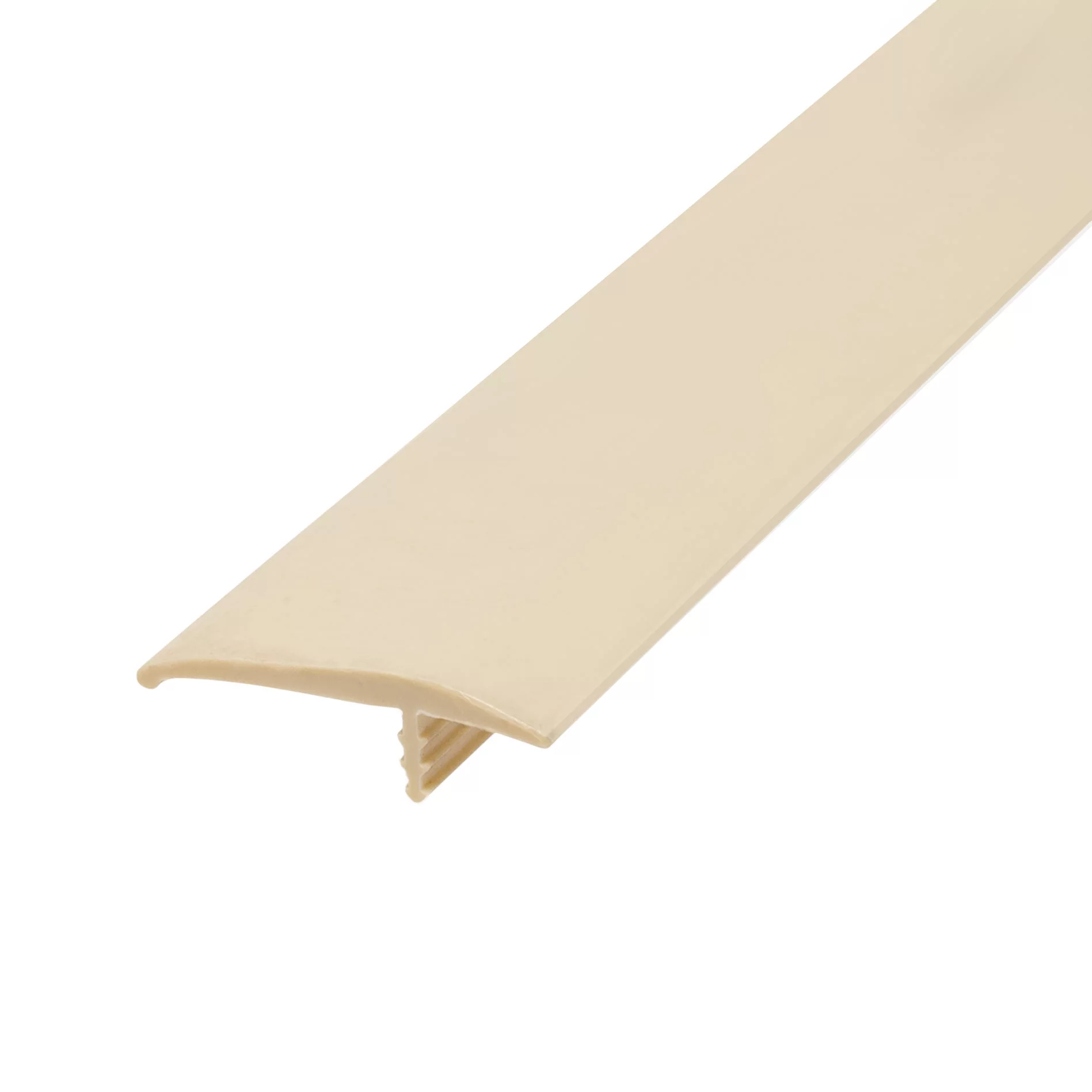 Outwater Plastics Flexible Polyethylene 1-1/4 Inch Off-Set Barb T-Molding in Almond (250')