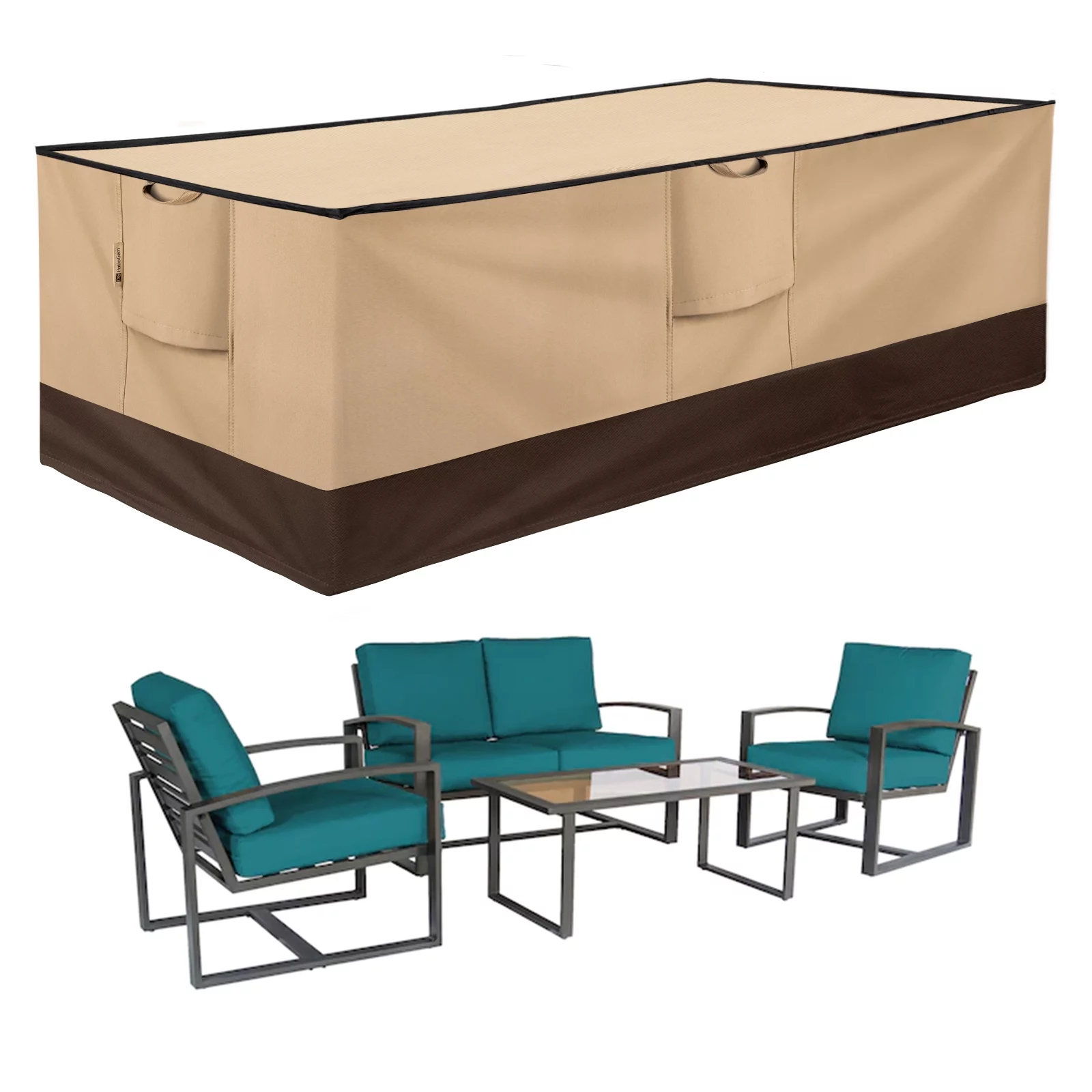 PatioGem Patio Furniture Set Cover 86”Lx44