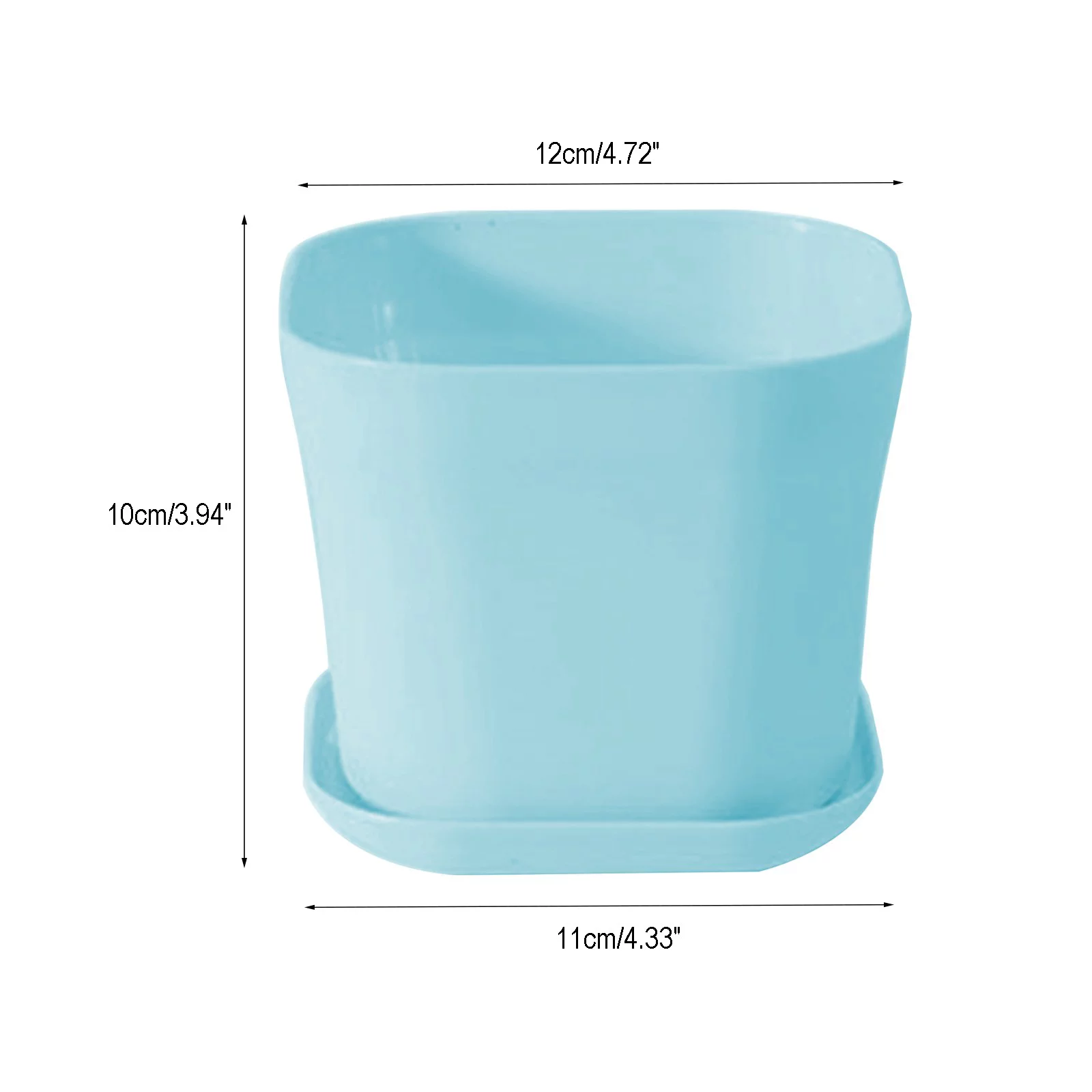 iju7gthy 4th of July Indoor Pots for with Saucers Indoor Set of 3 Planters Modern Flower Pot with Hole for All House Herbs Flowers and Seeding Nursery