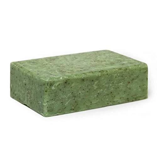 Prabhuji's Gifts Saucha Soap Bar - Natural Coconut Oil Soap - Nourishing and Beautifying Body Soap Bar - Bar Soap for Women and Men - Made with Essential Oils - (Uplifting Tulsi Scrub)