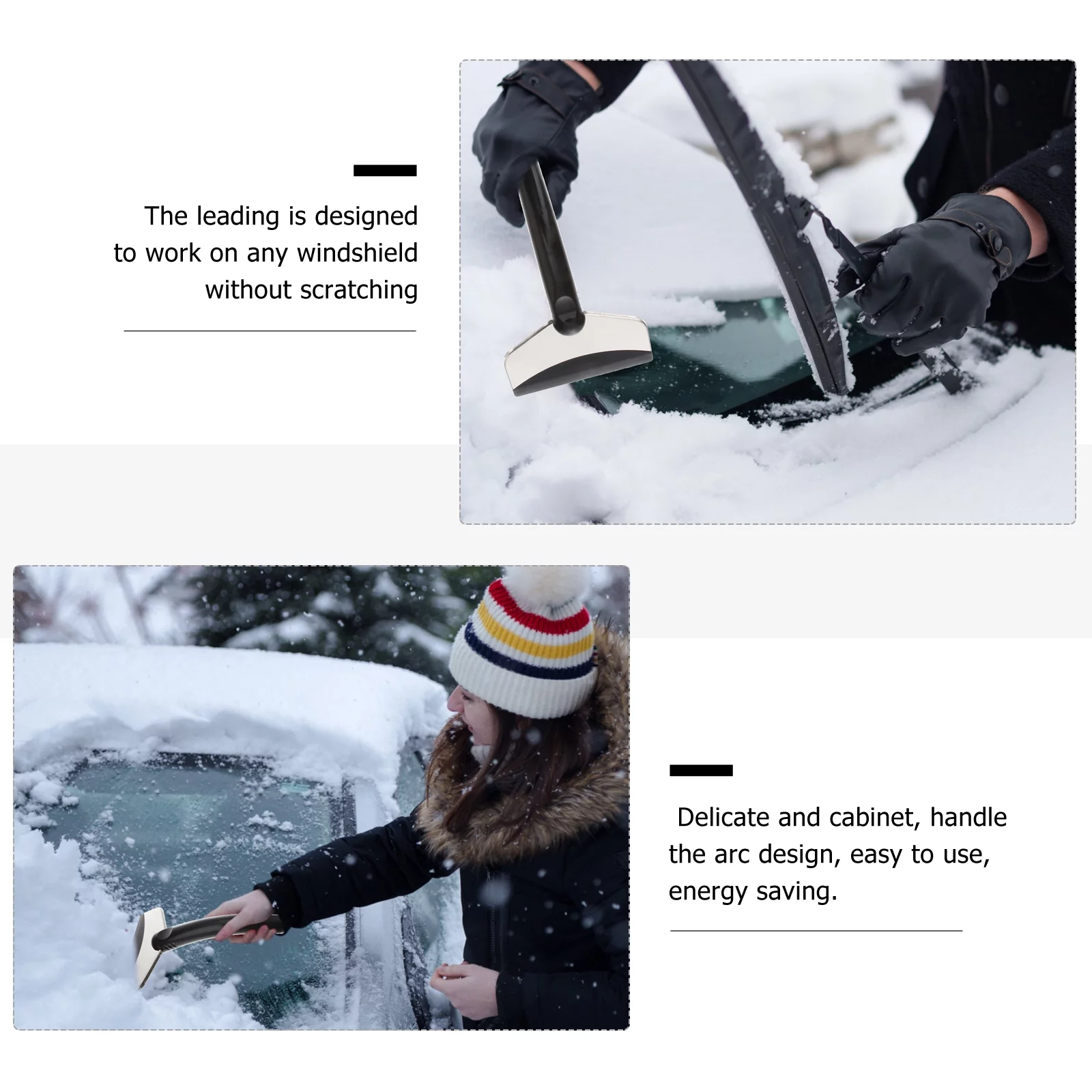 Auto Snow Shovel Car Ice Cars Glass Telescopic Winter Accessory Windshield Scraper for