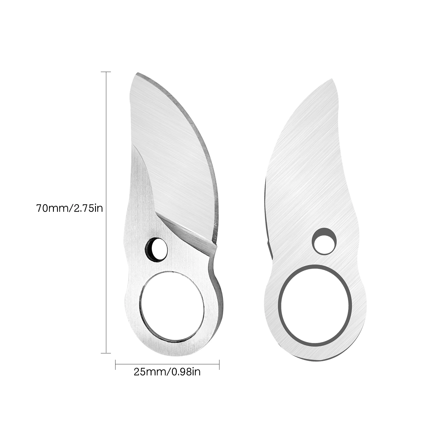 Lixada Electric Pruning Shear Accessory SK5 Cordless Pruner Cutting Blade 30mm Efficient for Fruit Tree Bonsai Branches Landscaping Tool Attachment