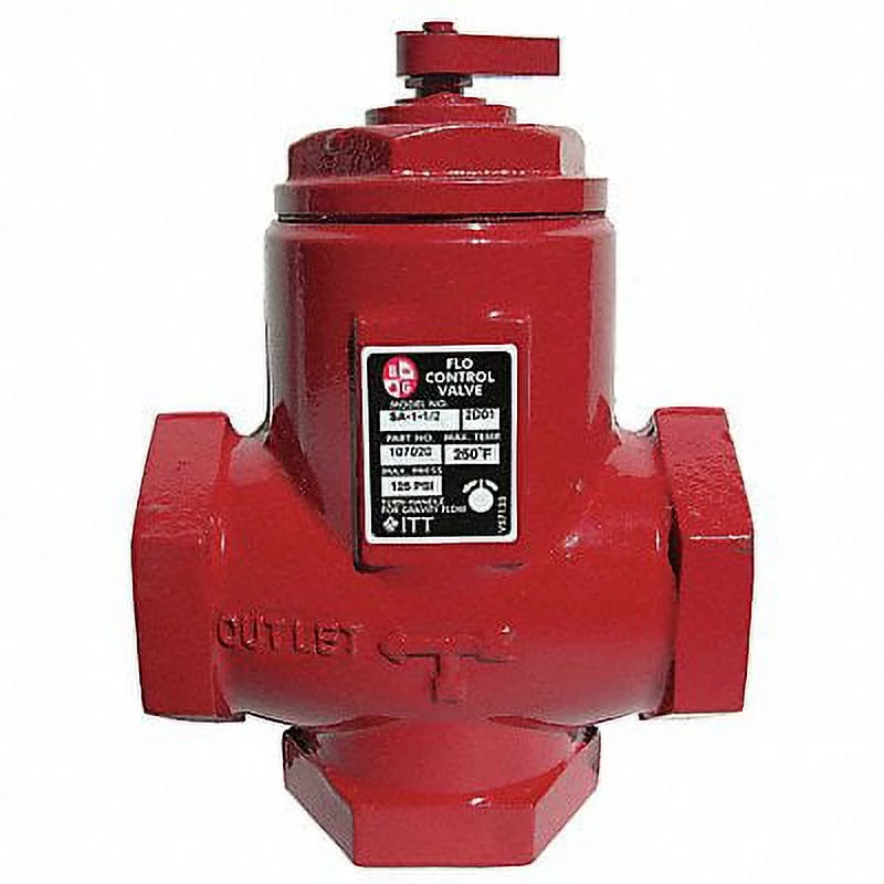 Bell & Gossett Flo-Control Valve,3/4 In,FNPT,Cast Iron 107034