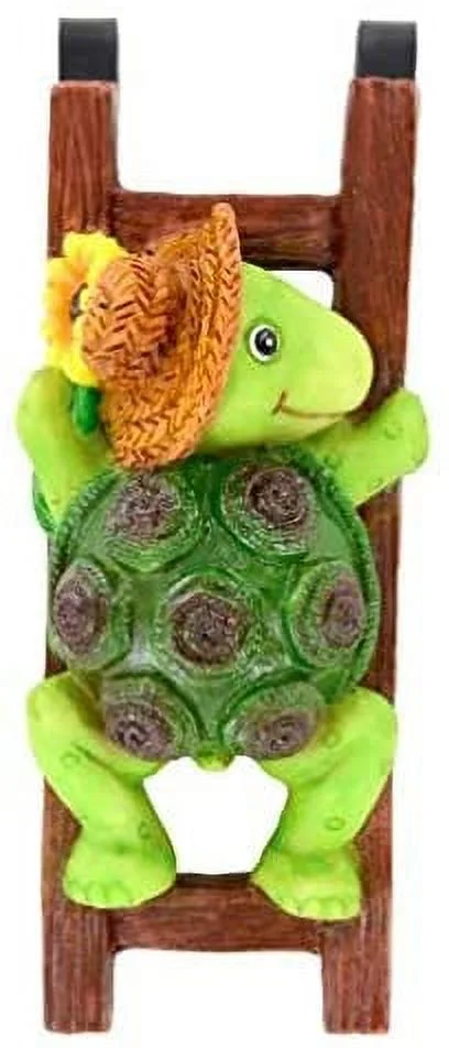 Flower Pot - Hugger Figurine - Turtle Garden Decor - Get All The Fun Collections of Pot Pal Climbers - Hanging Planter Decorations - Patio Decor - Yard Decor