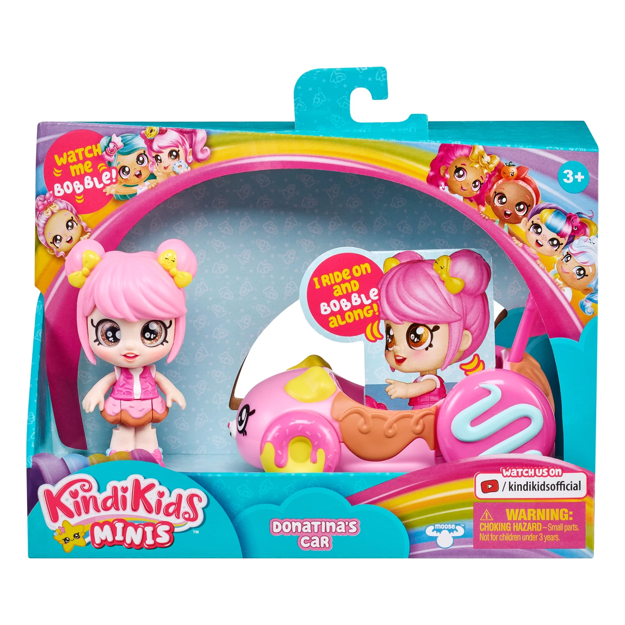 Kindi Kids Minis Donatina's Donut Car & Doll