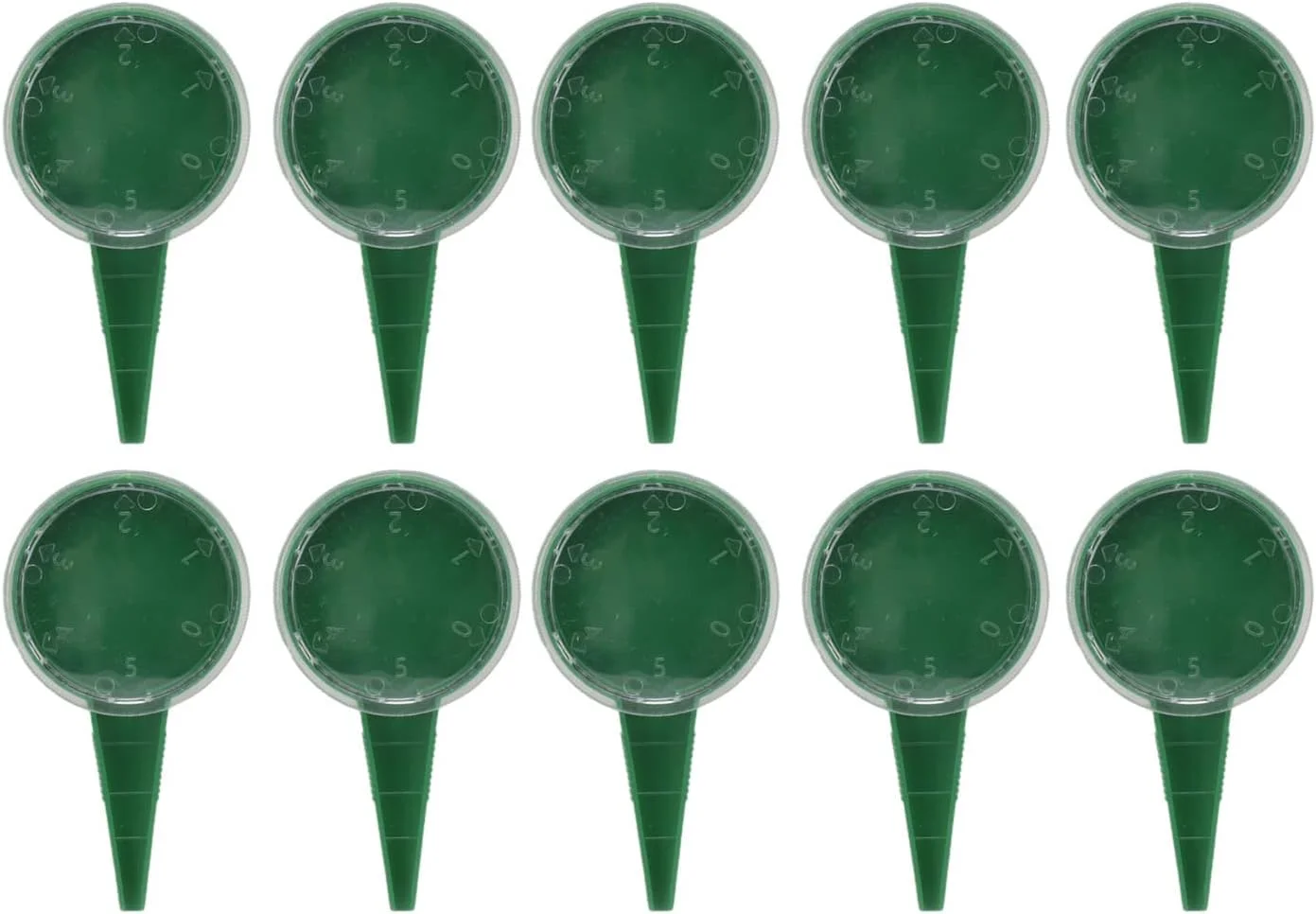 Sowing Seed Dispenser Hand Tool, 10pcs Hand Seed Sower with 5 Different Settings Reusable Seed Dispenser Seed Planter Tool for Small Seeds of Flowers, Vegetables