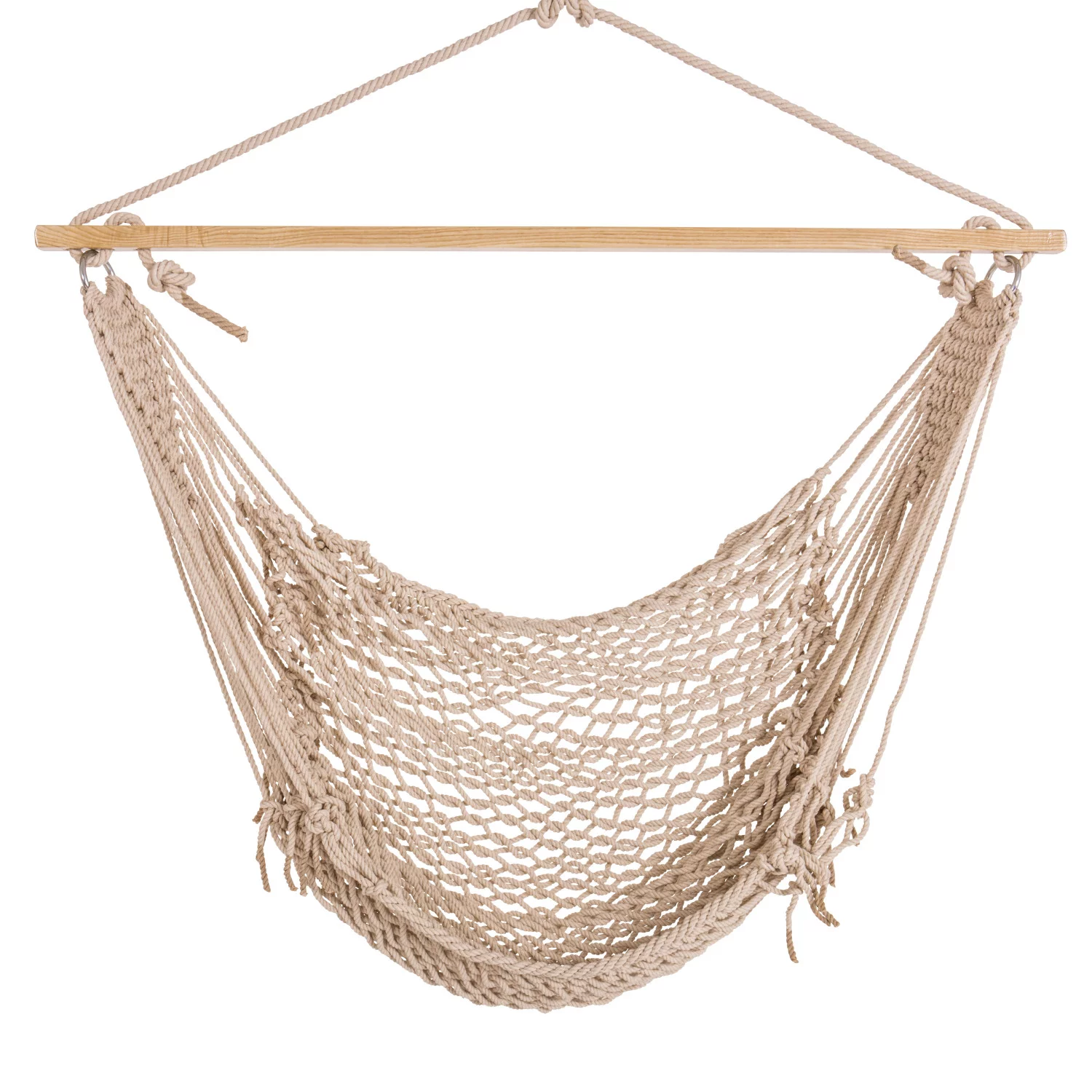 Jack and June Cotton Hand-Woven Adult Hammock Swing Playset Attachment