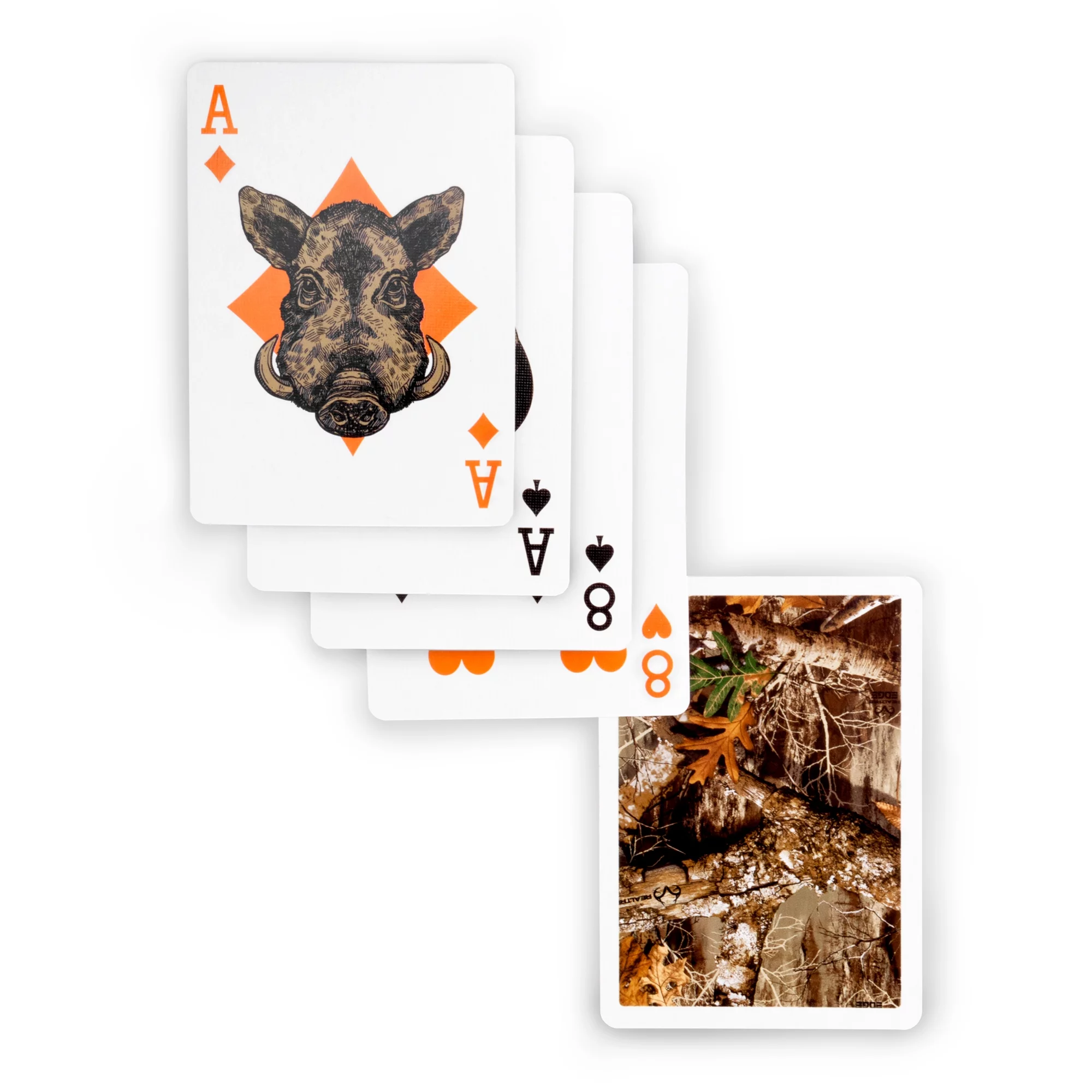 Realtree Edge Woodland Camouflage Playing Card Deck - Premium Playing Cards Bulk Set - Tabletop Games, Hobbies, and Accessories