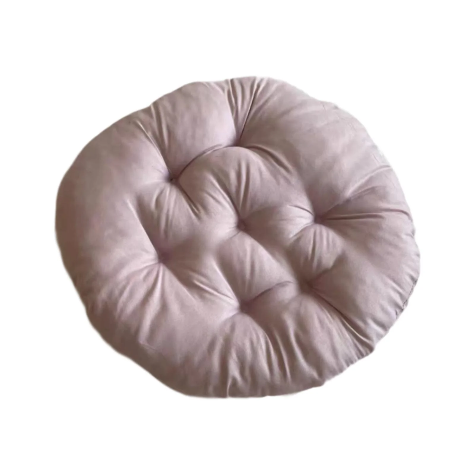 koolsoo Chair Pad Padded Seat Cushion Egg Shape Accessory Multipurpose Chair Cushion Garden Chair Mat for Rocking Chair Seats Bedroom Pink