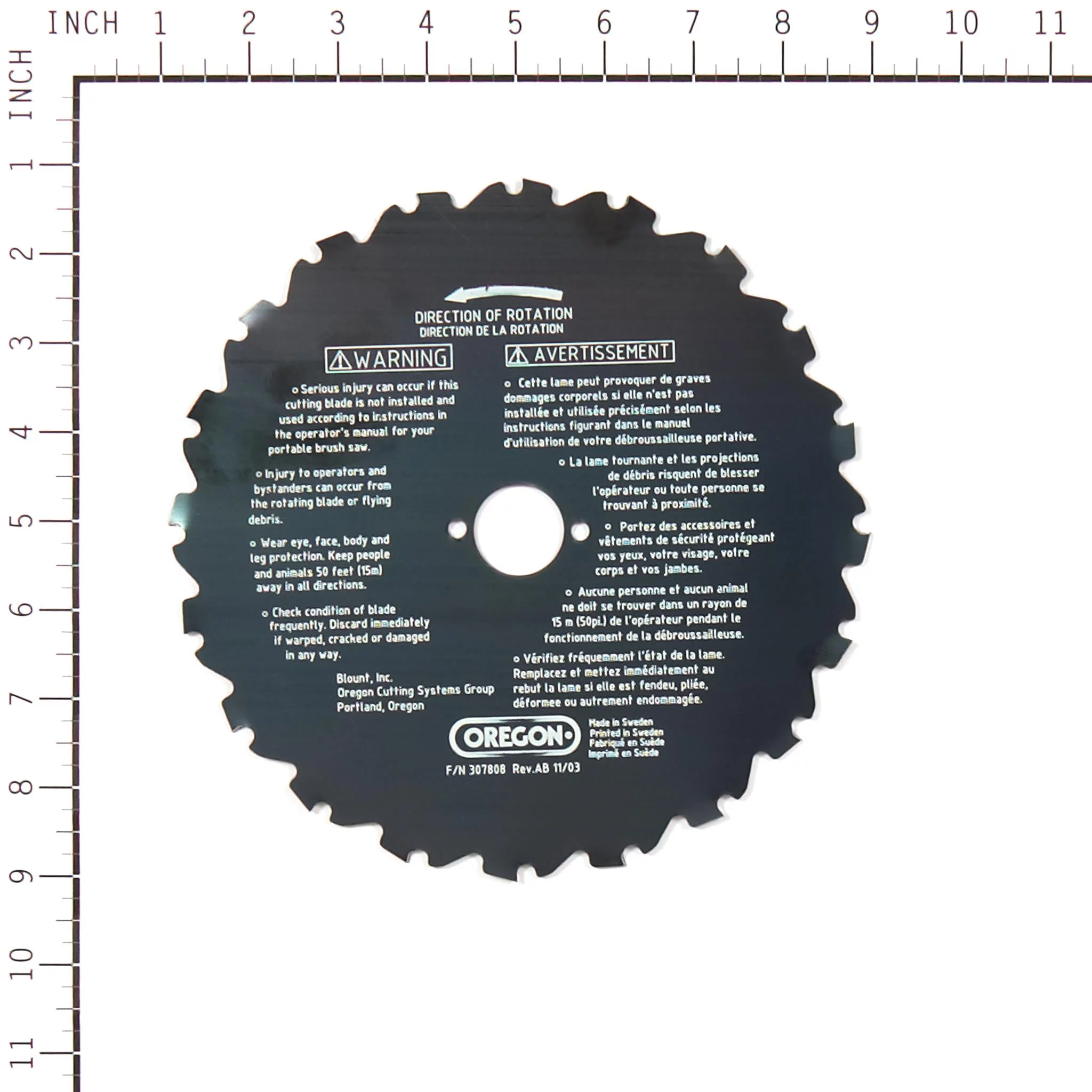 Oregon 41-927 20 Tooth XRT Brush Cutter Blade 8