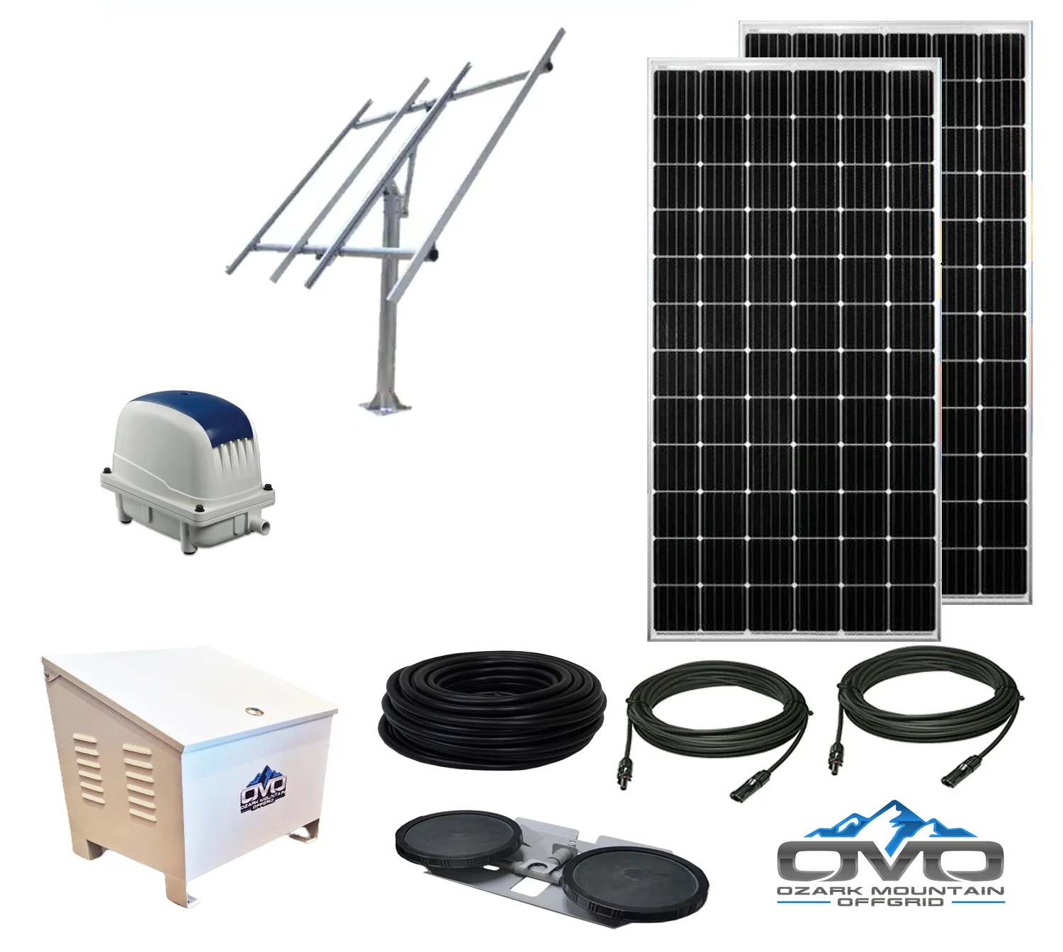 Solar Pond Aeration - Complete System