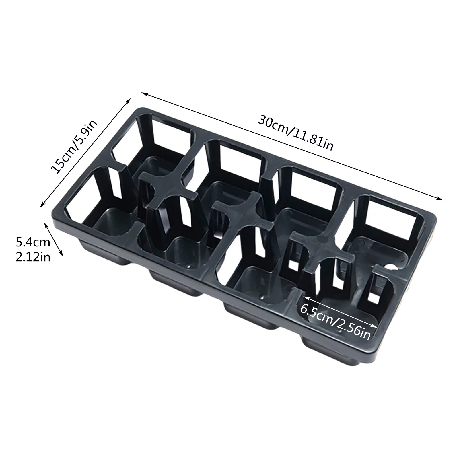 Gardening 8 Hole Bracket Water Storage Home Succulent Flower Pot Fixed Tray