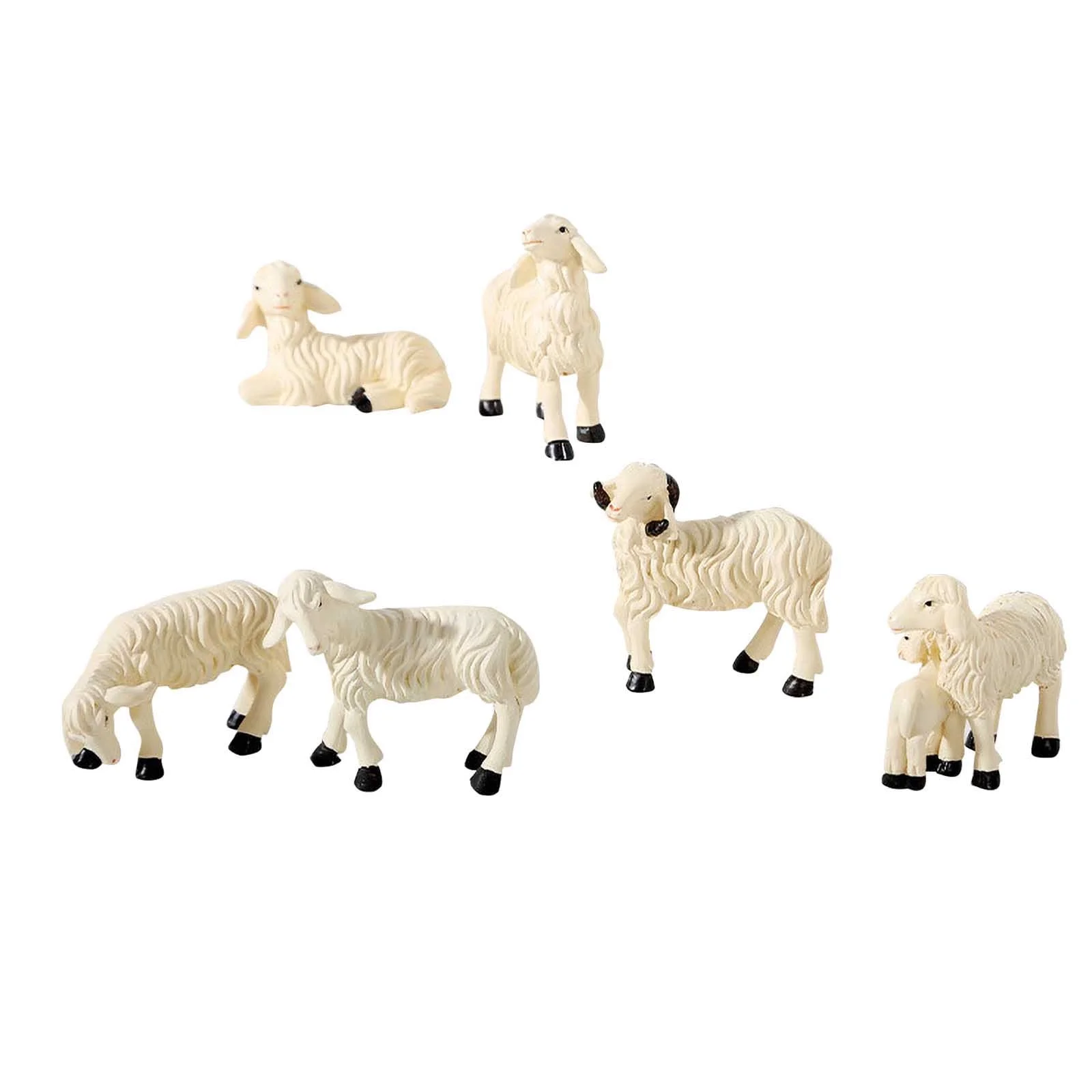 Dengmore Garden Decoration Lamb Flower Bonsai Garden Flower Pot Resin Crafts for Home Decor