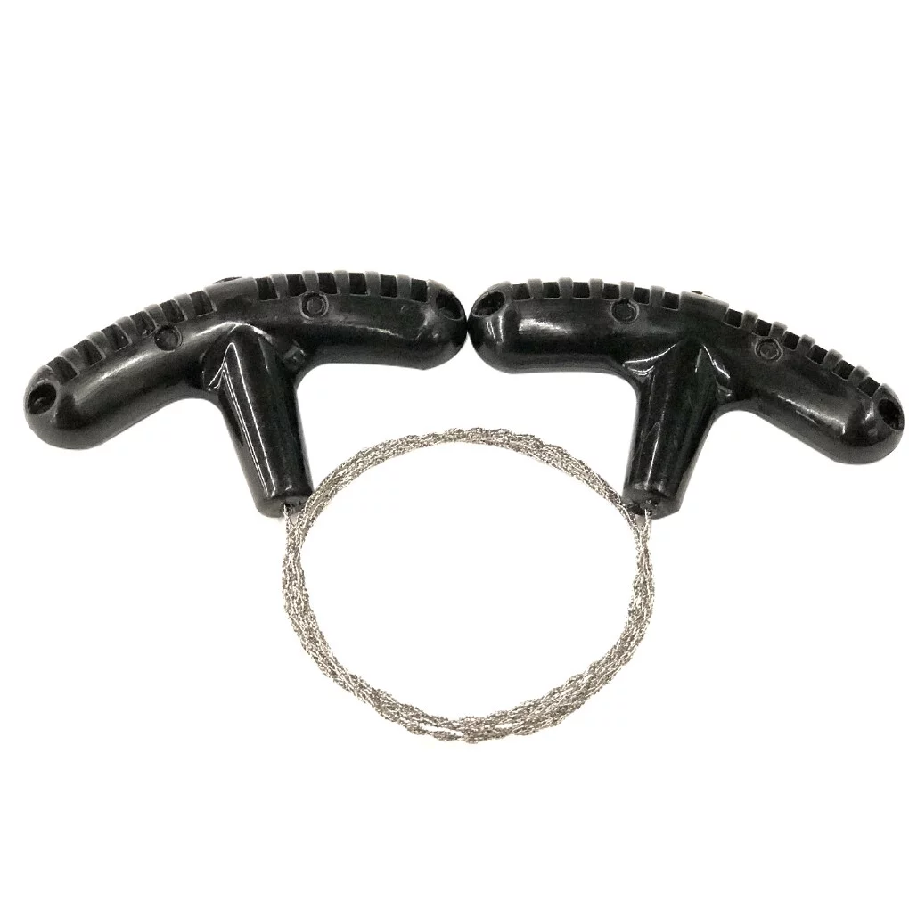 Rinhoo Outdoor Rope Chain Saw Stainless Steel Wire Chainsaw Hand Portable Saw for Camping Hiking Survival