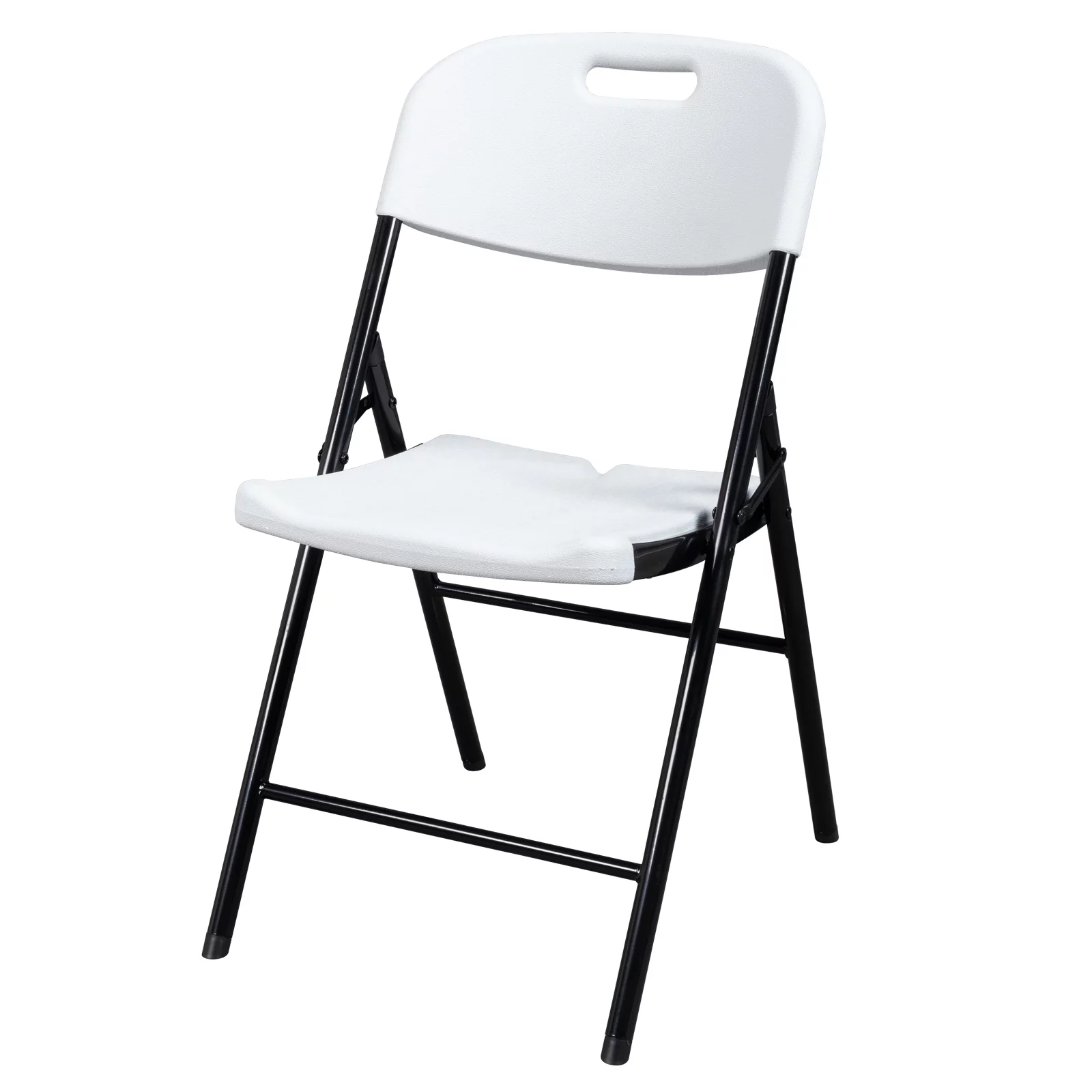 4pcs 47*54*84cm  Garden Plastic Folding Chair White